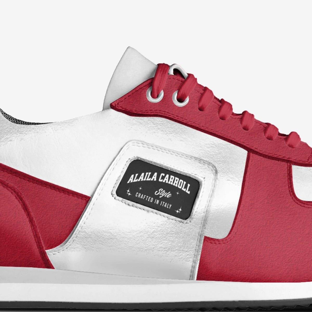 Retro' Running Trainer Red & White