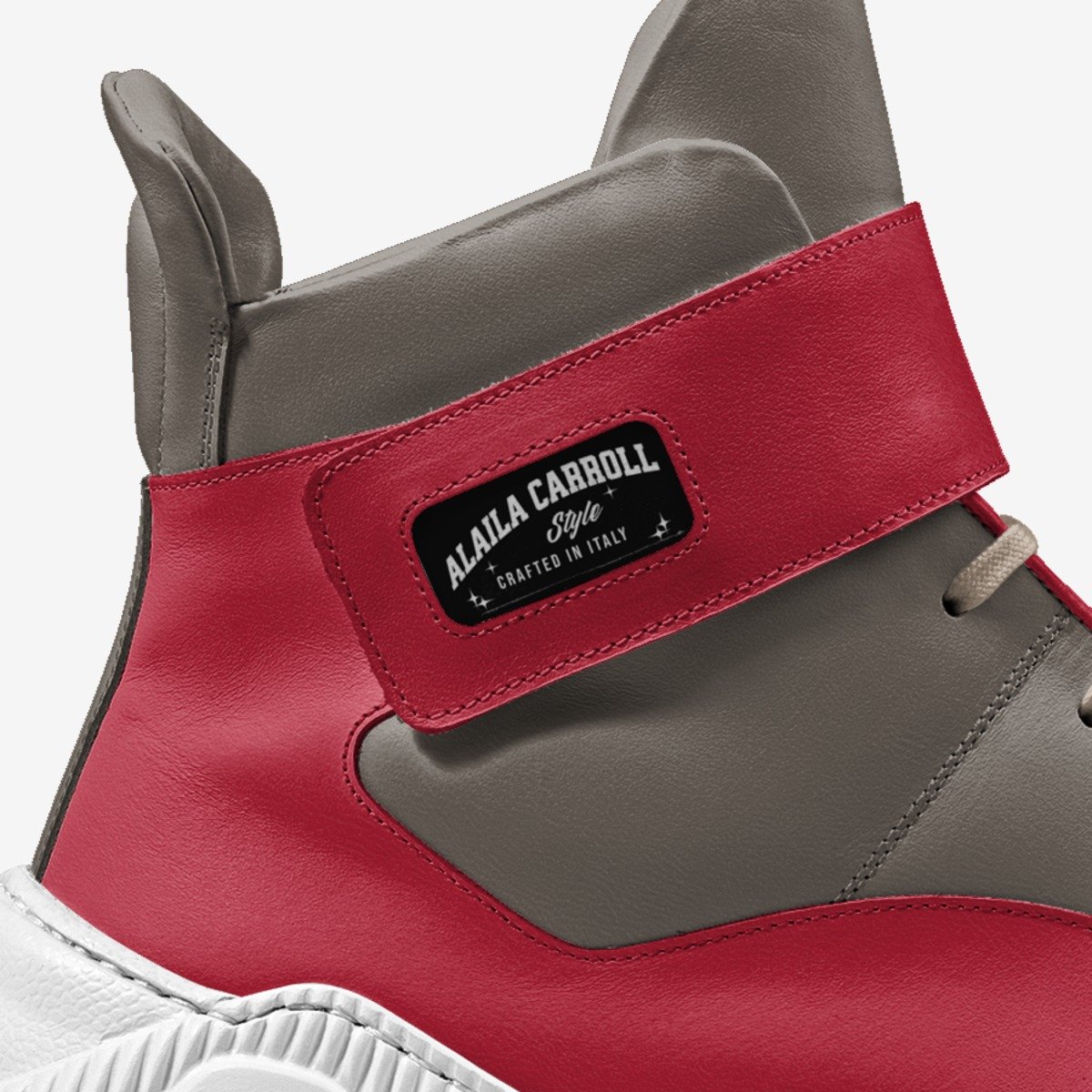 STRAP CHUNKY HIGH TOP Red & Earth Tone