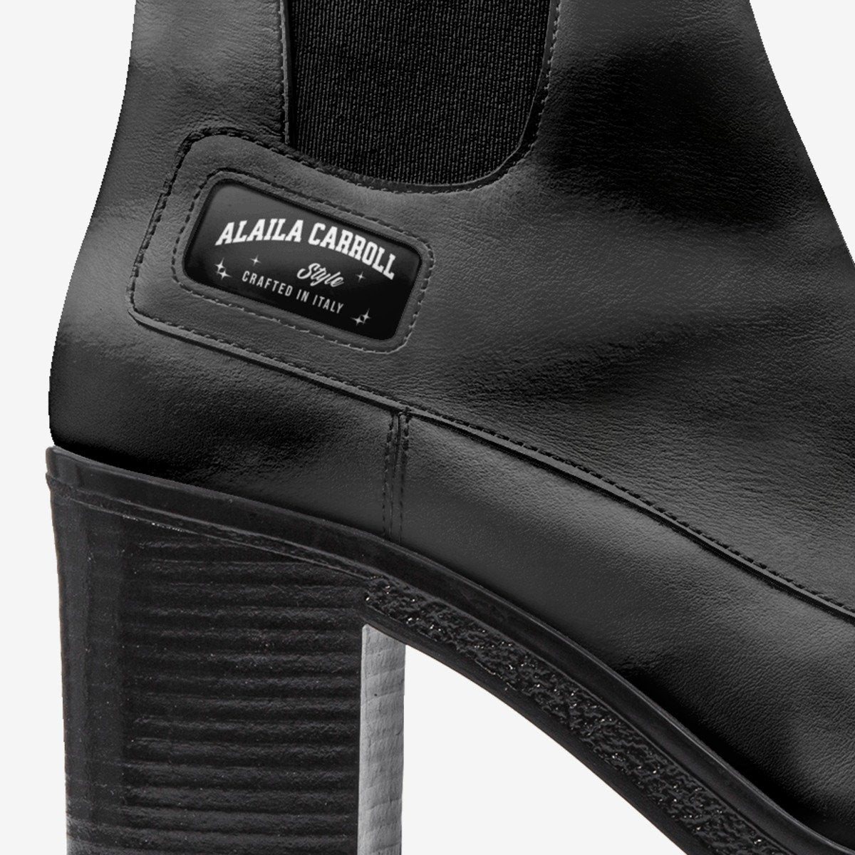 Slip-On Designer Boot Black