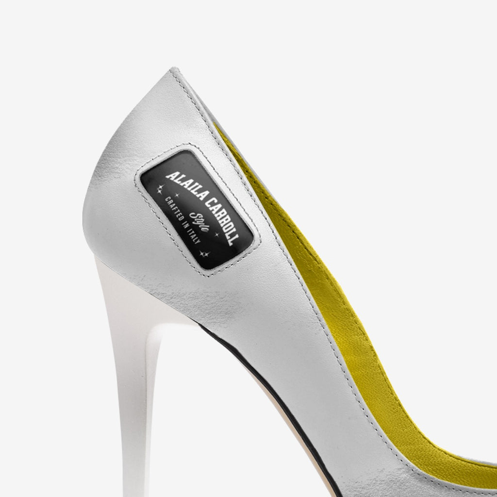 FULL CUT HIGH HEEL – White