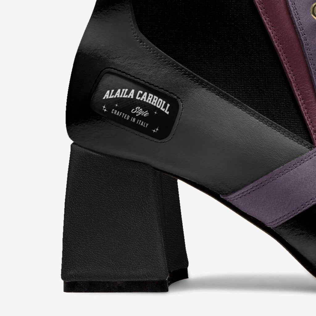 LUXE HEEL SOCK DESIGN – Black, Bordeaux, Violet