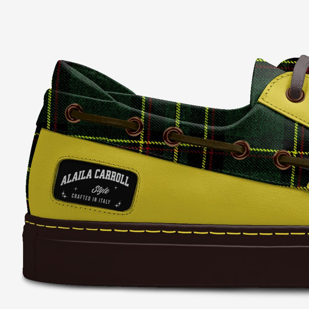 Sporty Loafer Green Plaid, Mustard, & Dark Brown