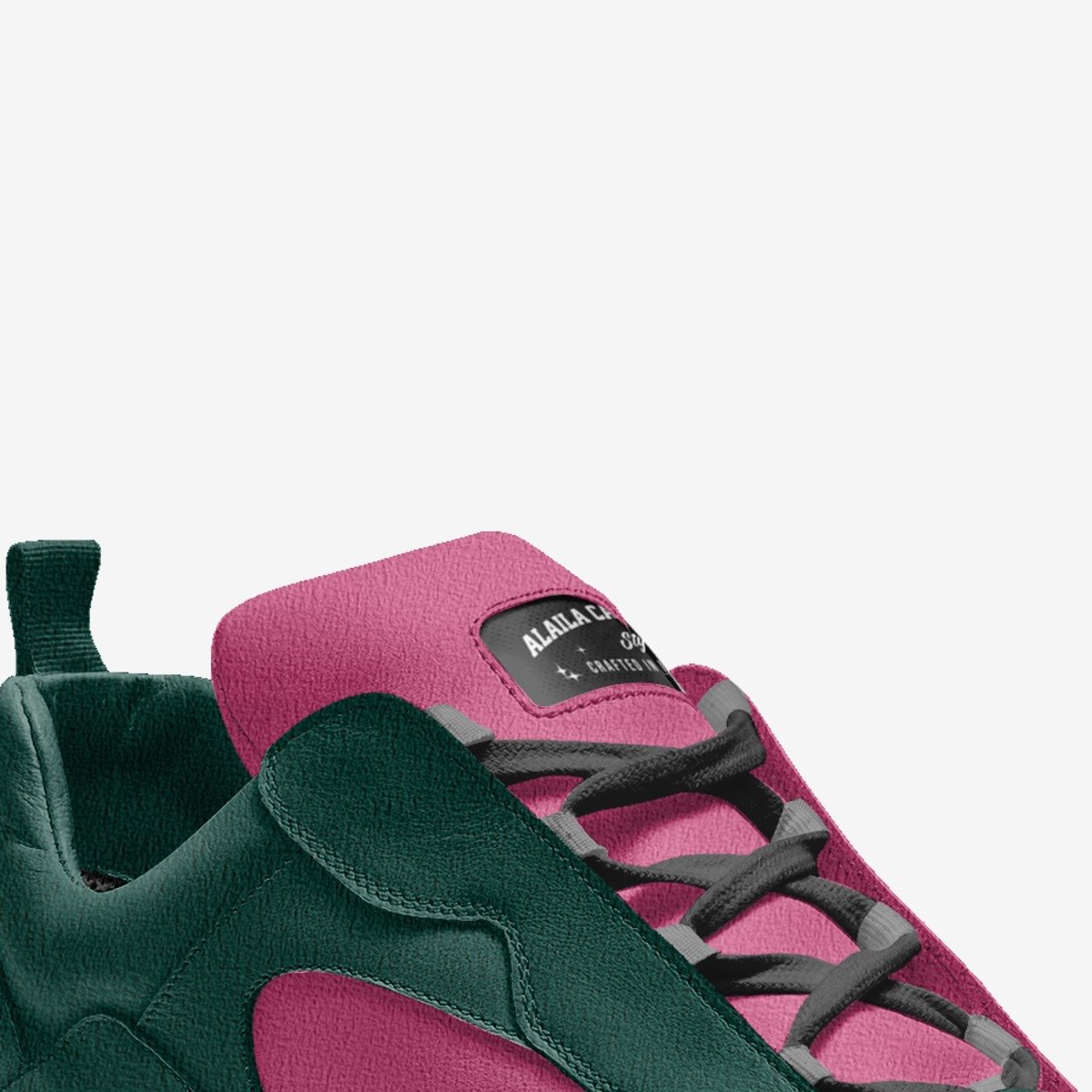 Sculpture Sport Sneaker Pink & Green