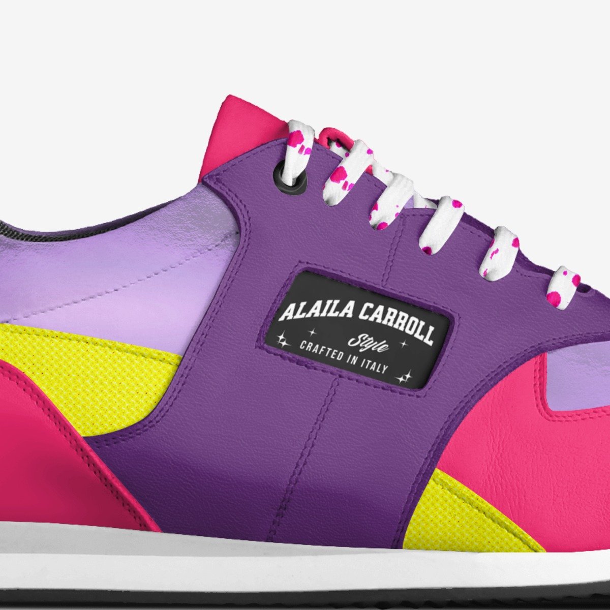 Sporty Running Trainer Pink, Purple, & Yellow