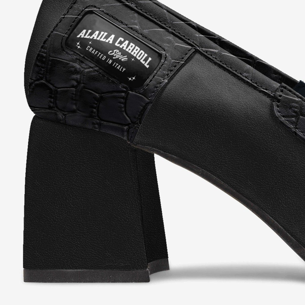 Retro Luxe Heel BLACK & GOLD
