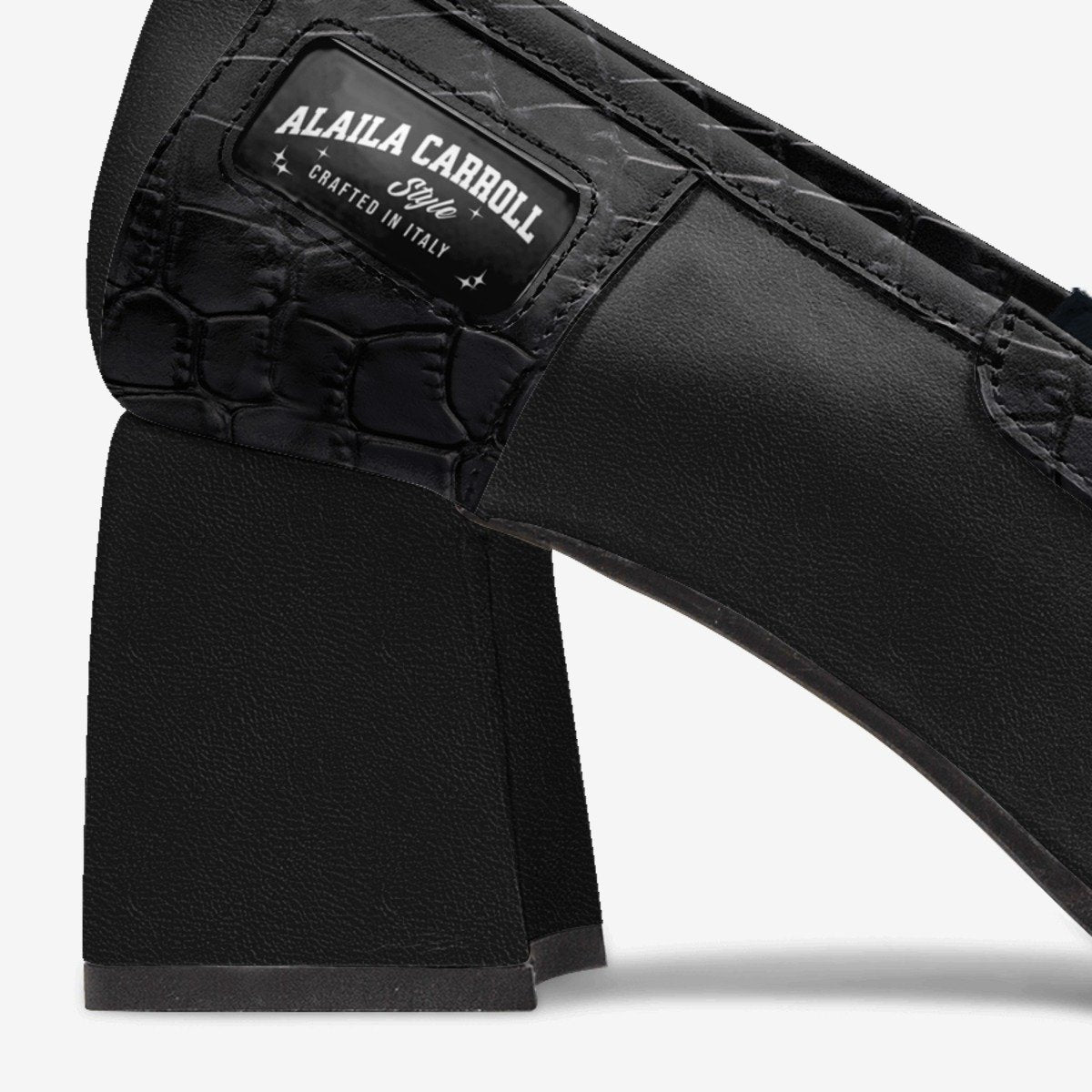 Retro Luxe Heel BLACK & GOLD