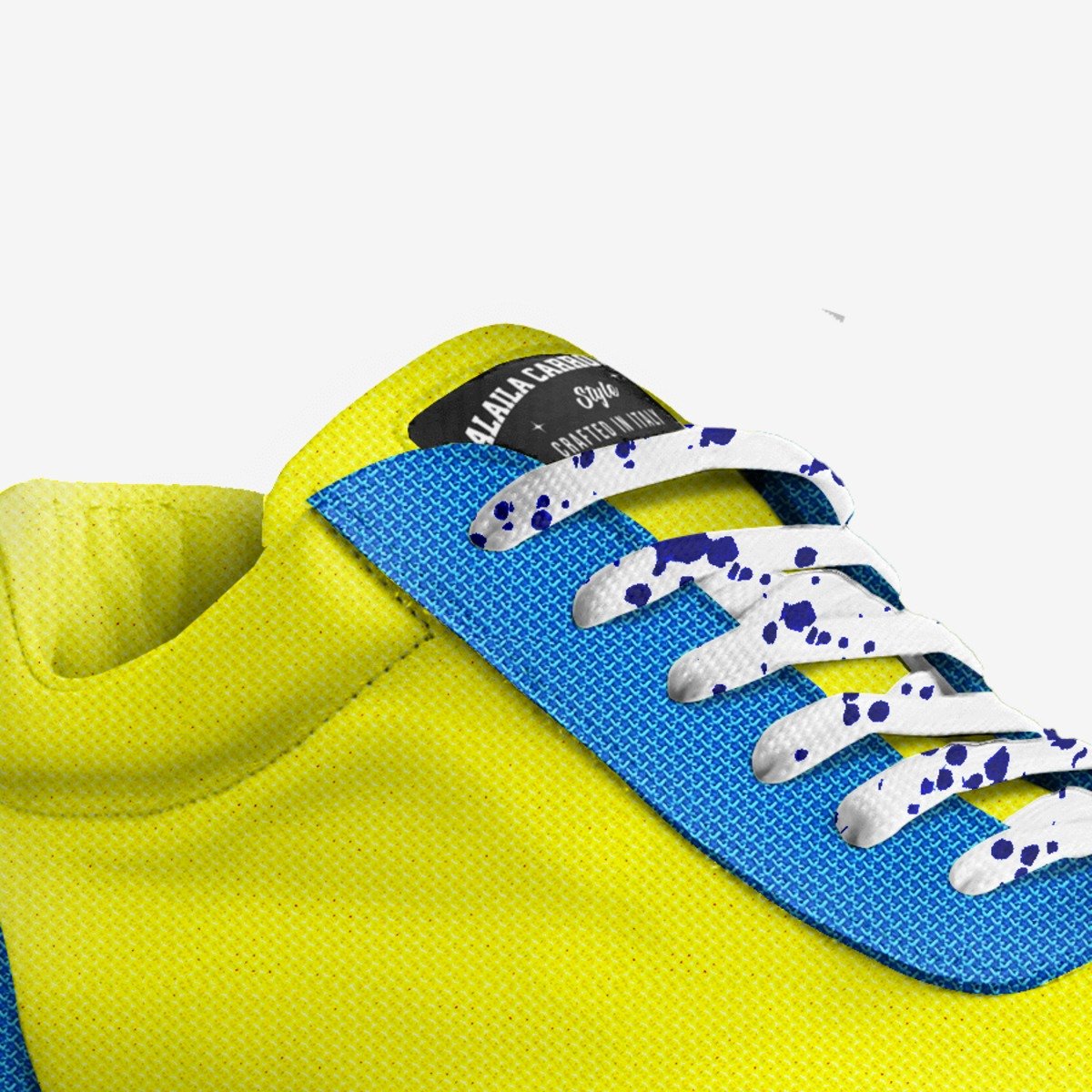 Sporty Low Top Yellow & Blue