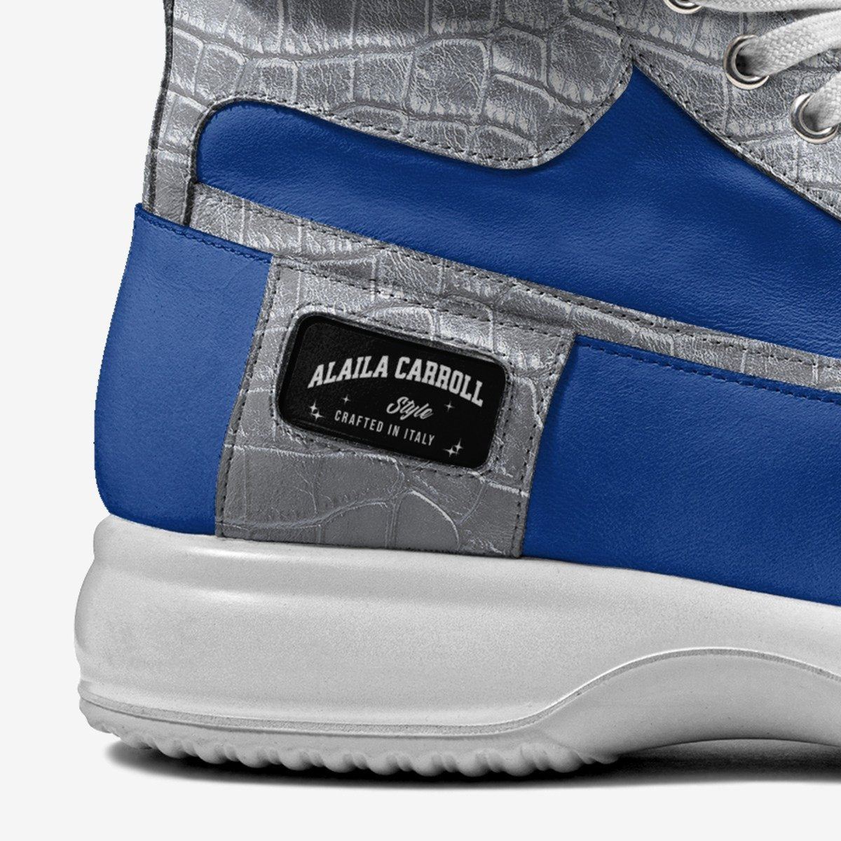 ACCESSORY HIGH TOP Blue, Silver, & White