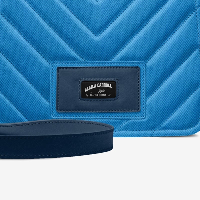 DESIGNER LUXURY FASHION-URBAN BAG Blue Textile & Ocean Blue
