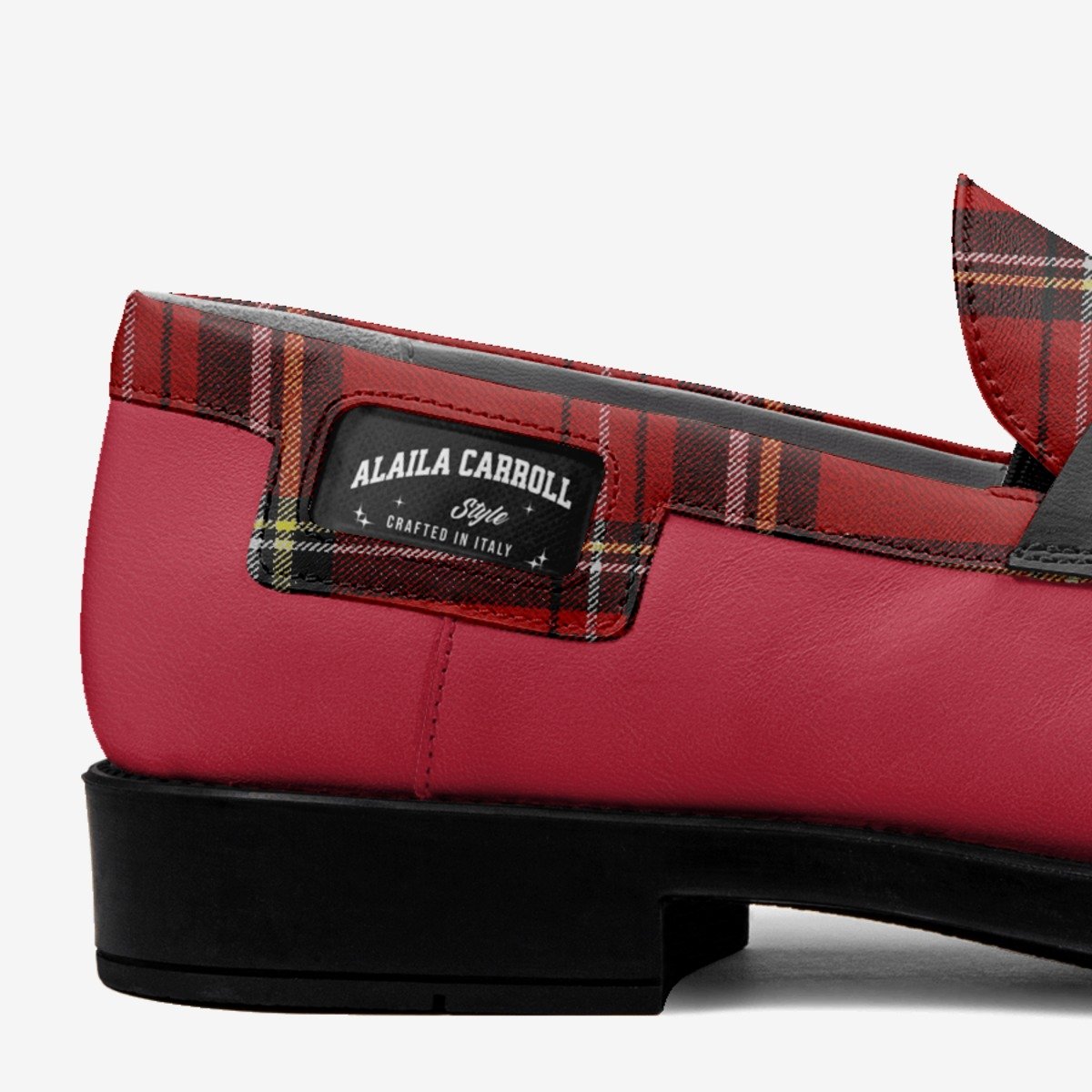 LUXE CLASSIC LOAFER – Red & Plaid