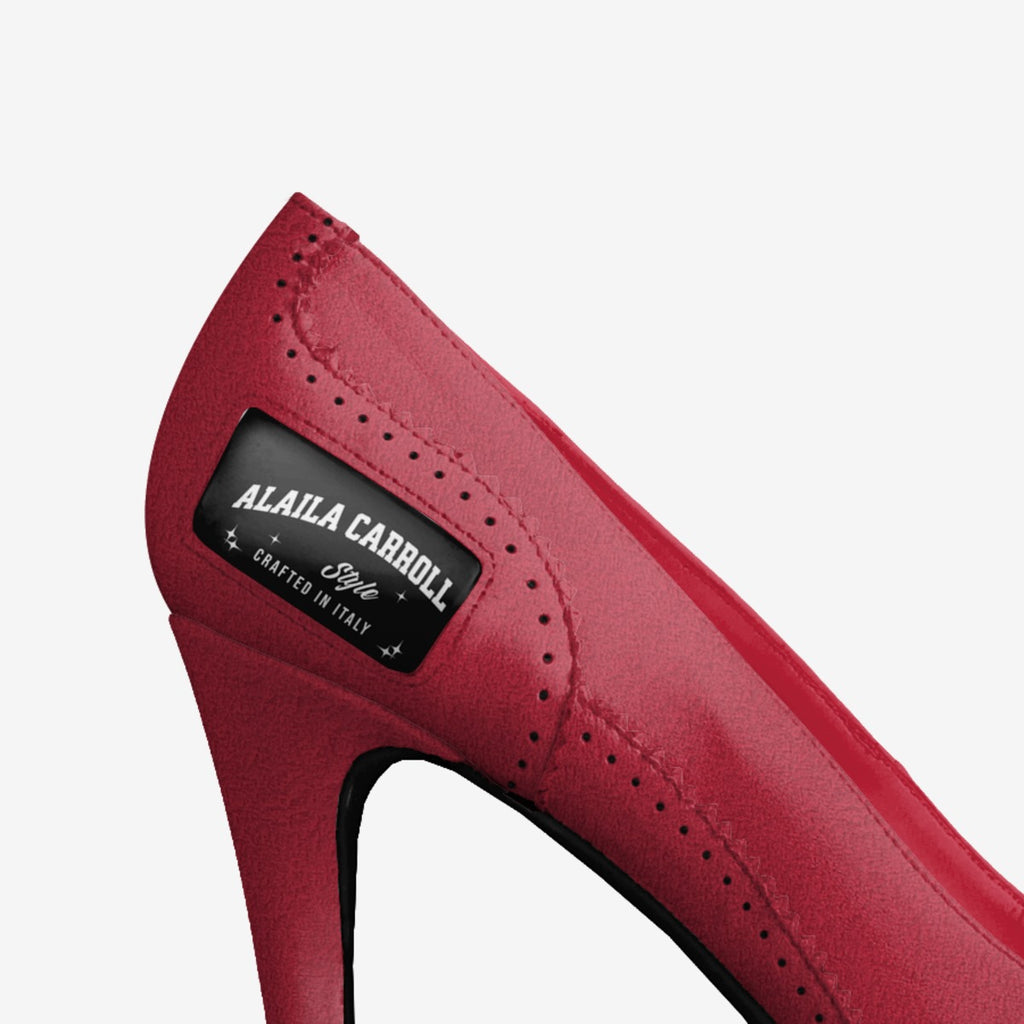 British High Heel – Red on Red