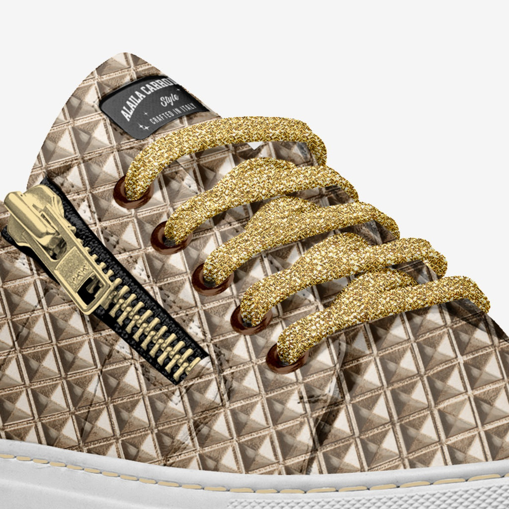 Metal Urban Low Top – Gold Pyramid