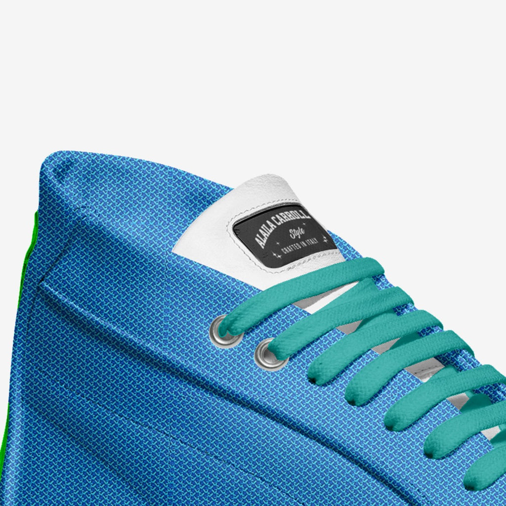 Aerodynamic Active Sneaker – Electric Blue, Lime & White