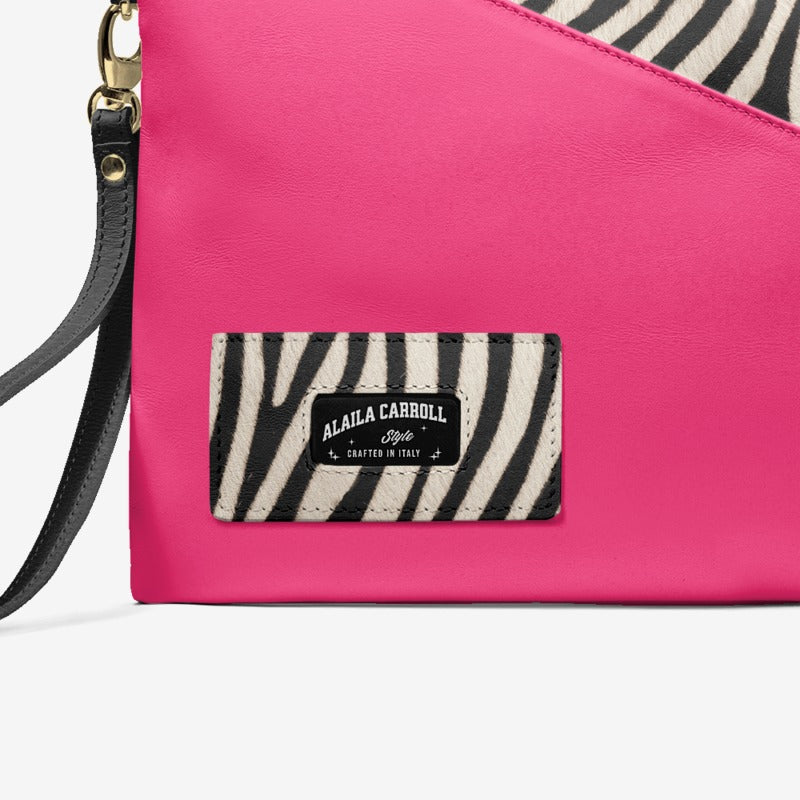 Luxury Multiuse Designer Small Bag – Pink & Zebra