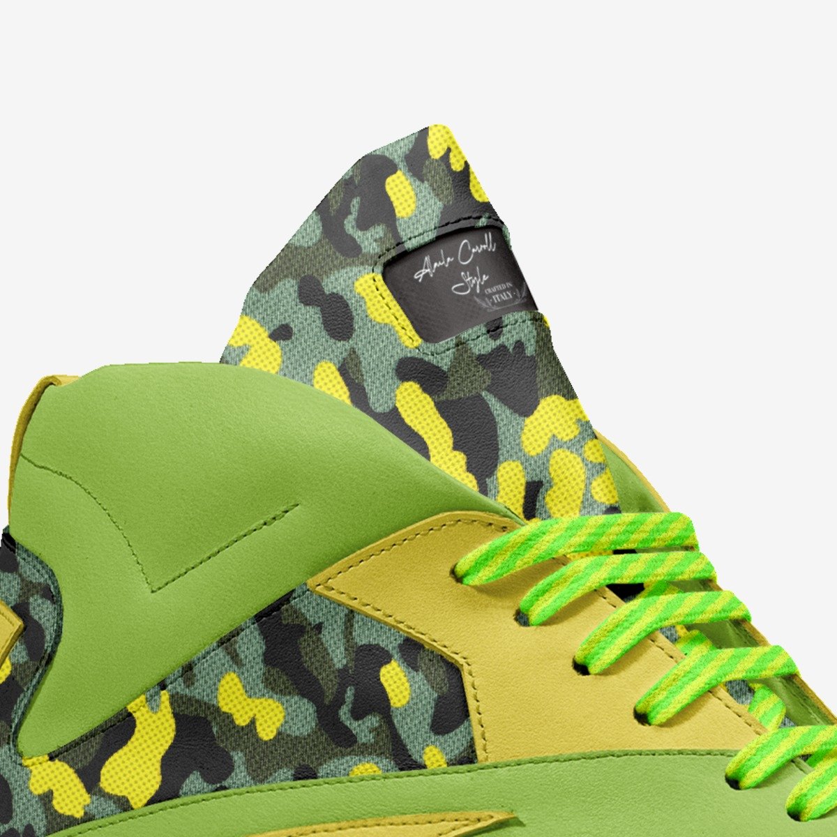 Future Style Boot Green & Yellow