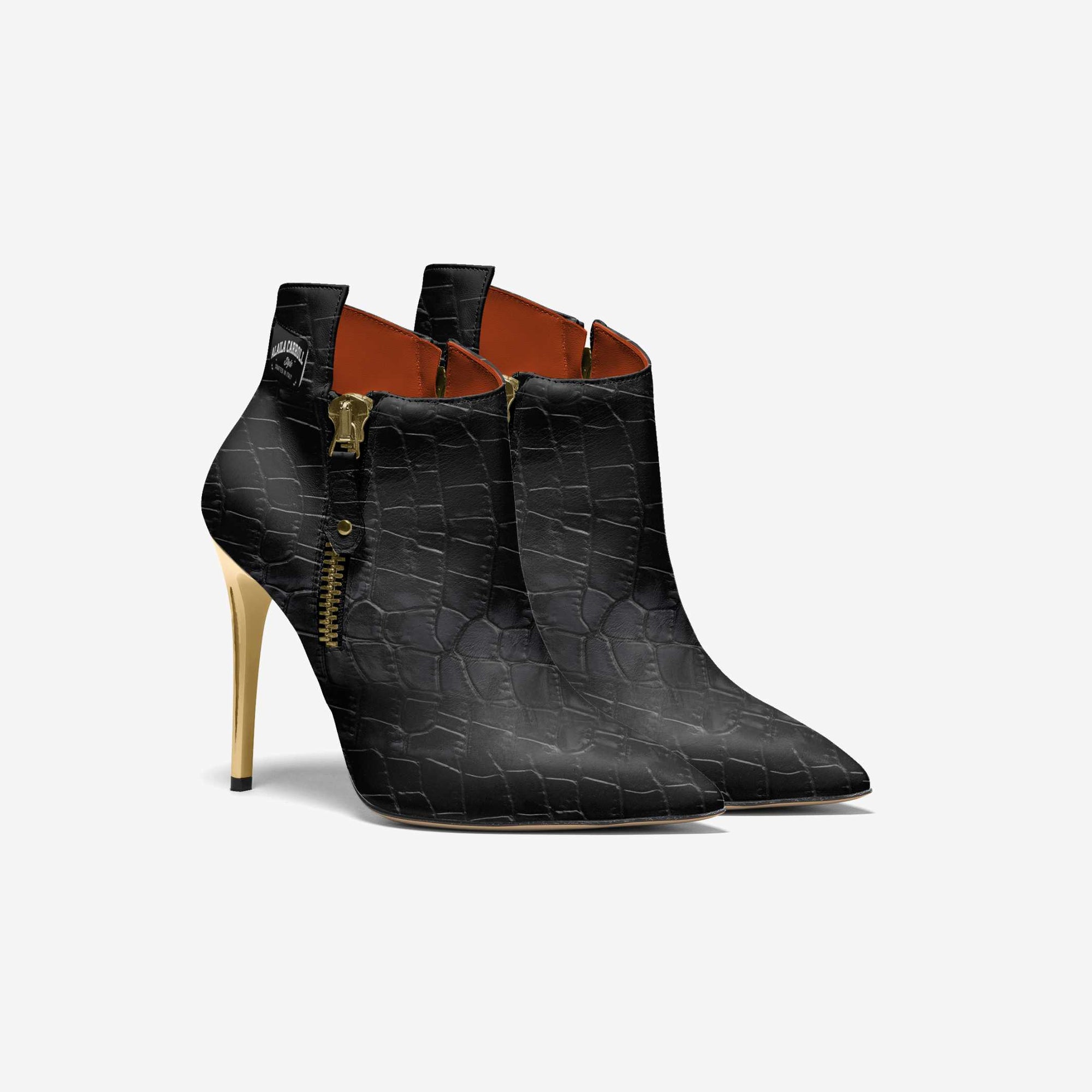 Ankle Boot High Heel Black