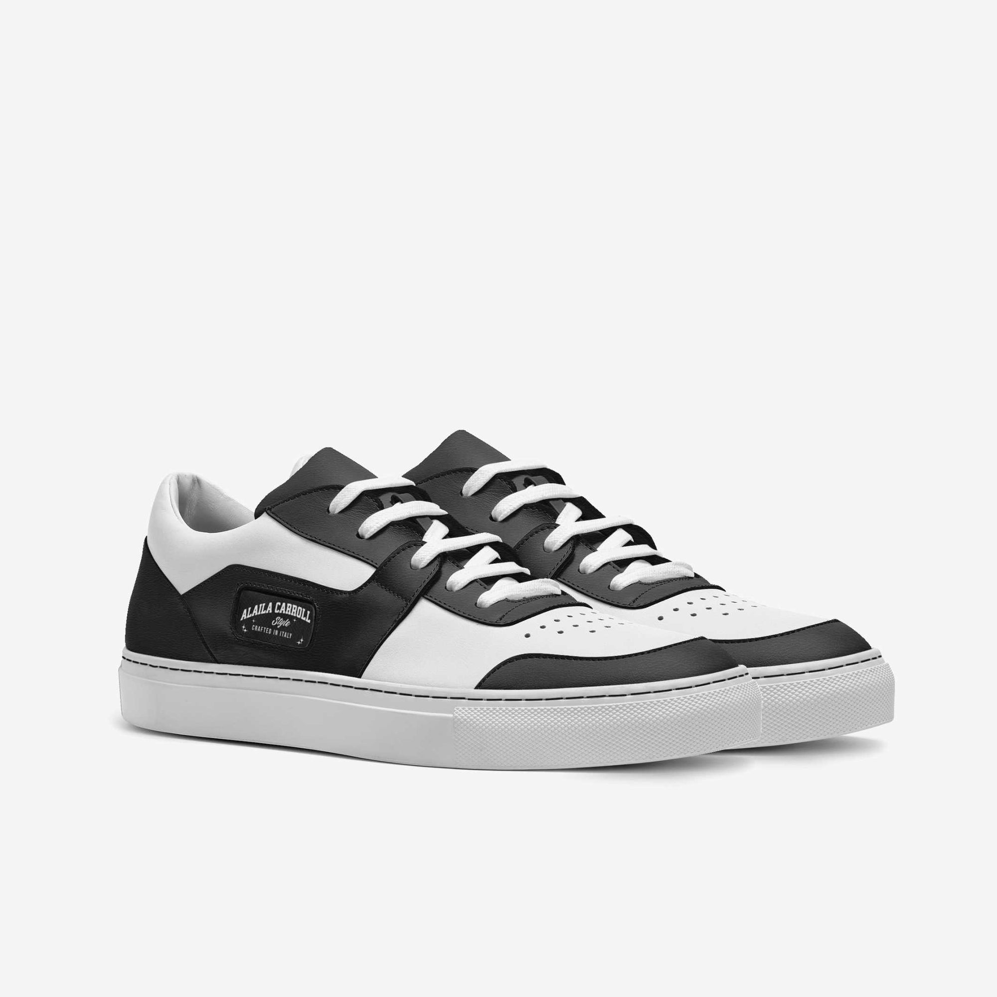 Retro Tennis Style Black & White