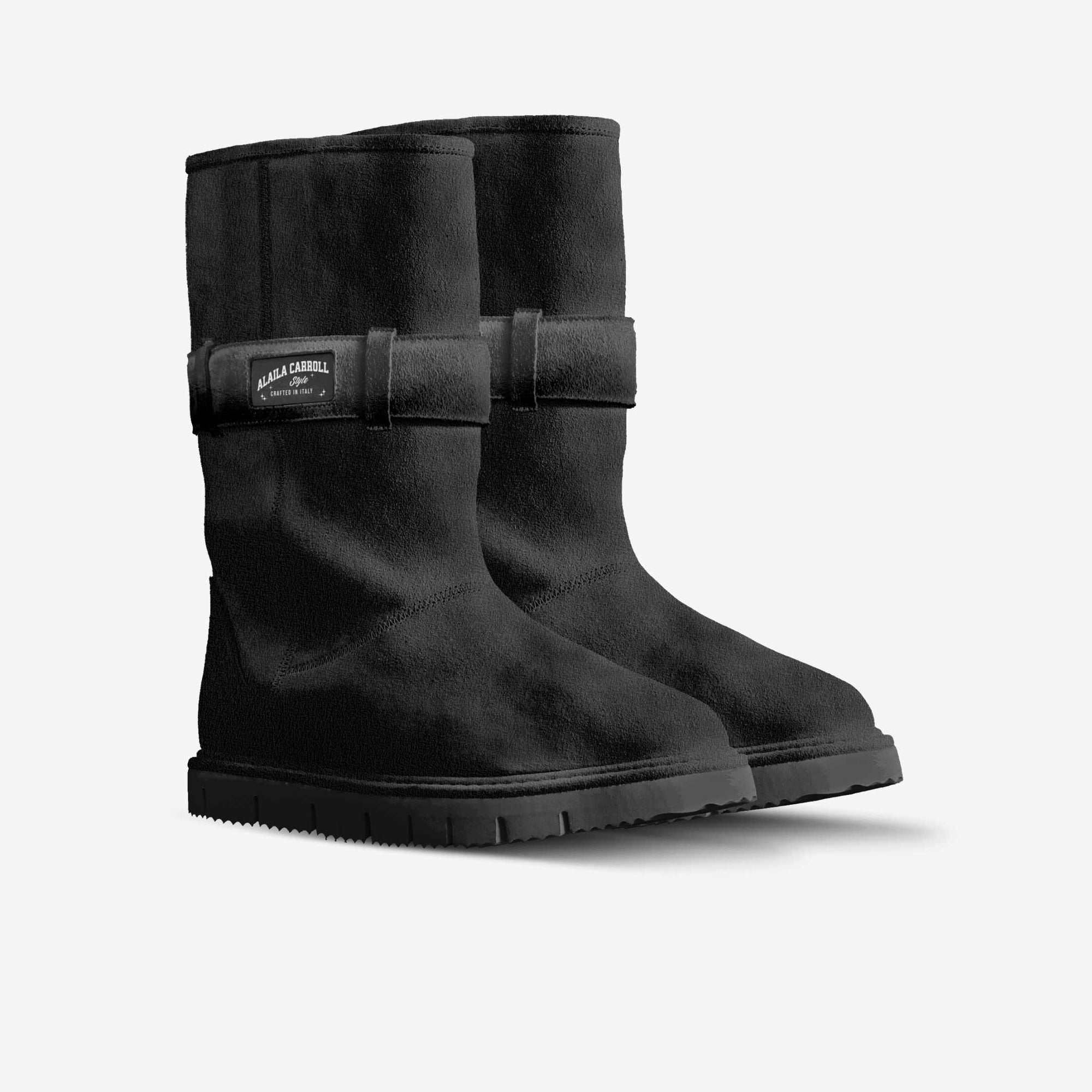 Belted Mid-Boot Black