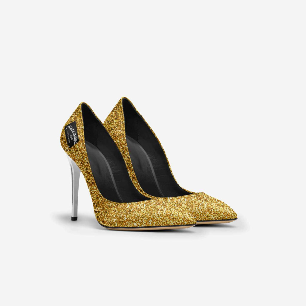 Full Cut High Heel Gold