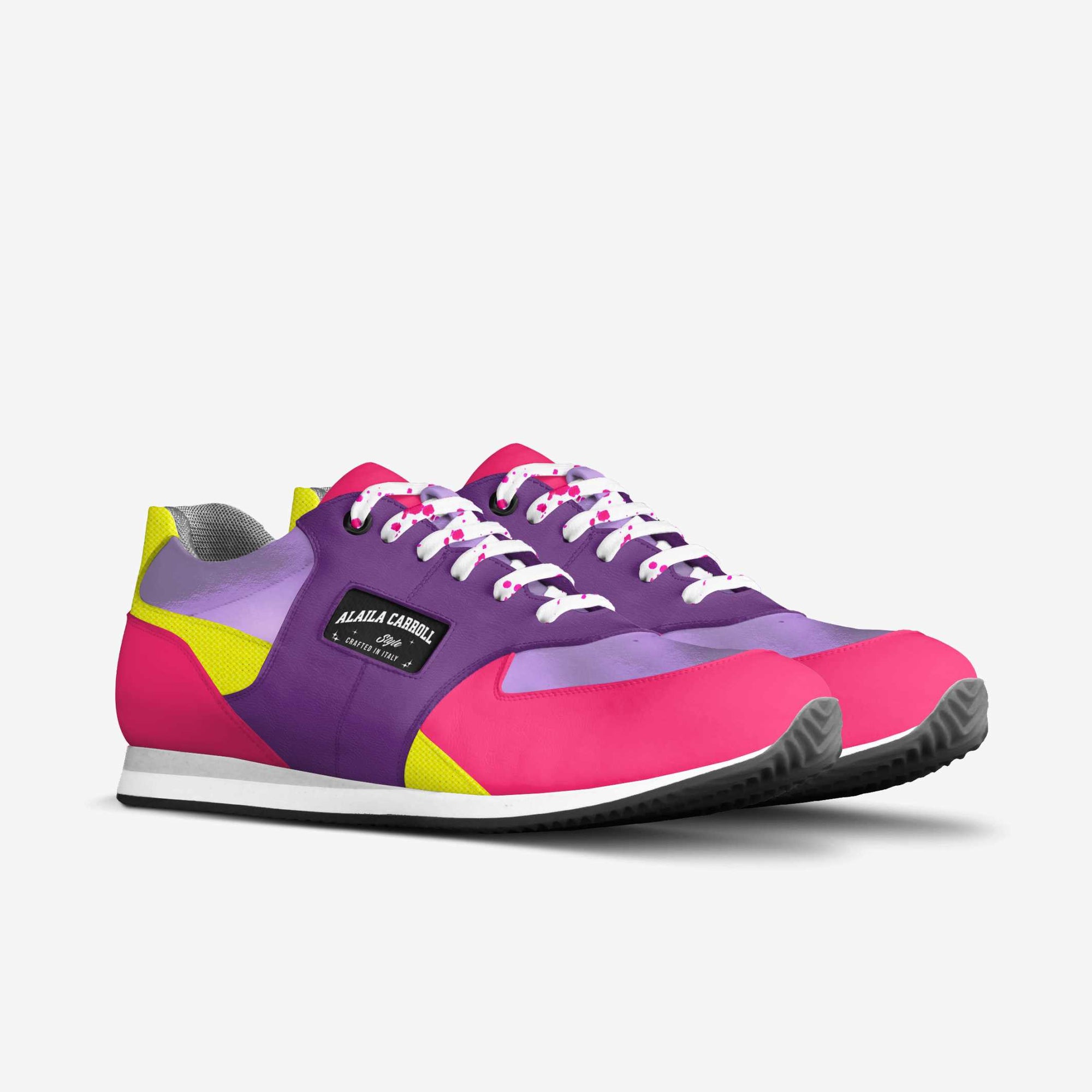 Sporty Running Trainer Pink, Purple, & Yellow