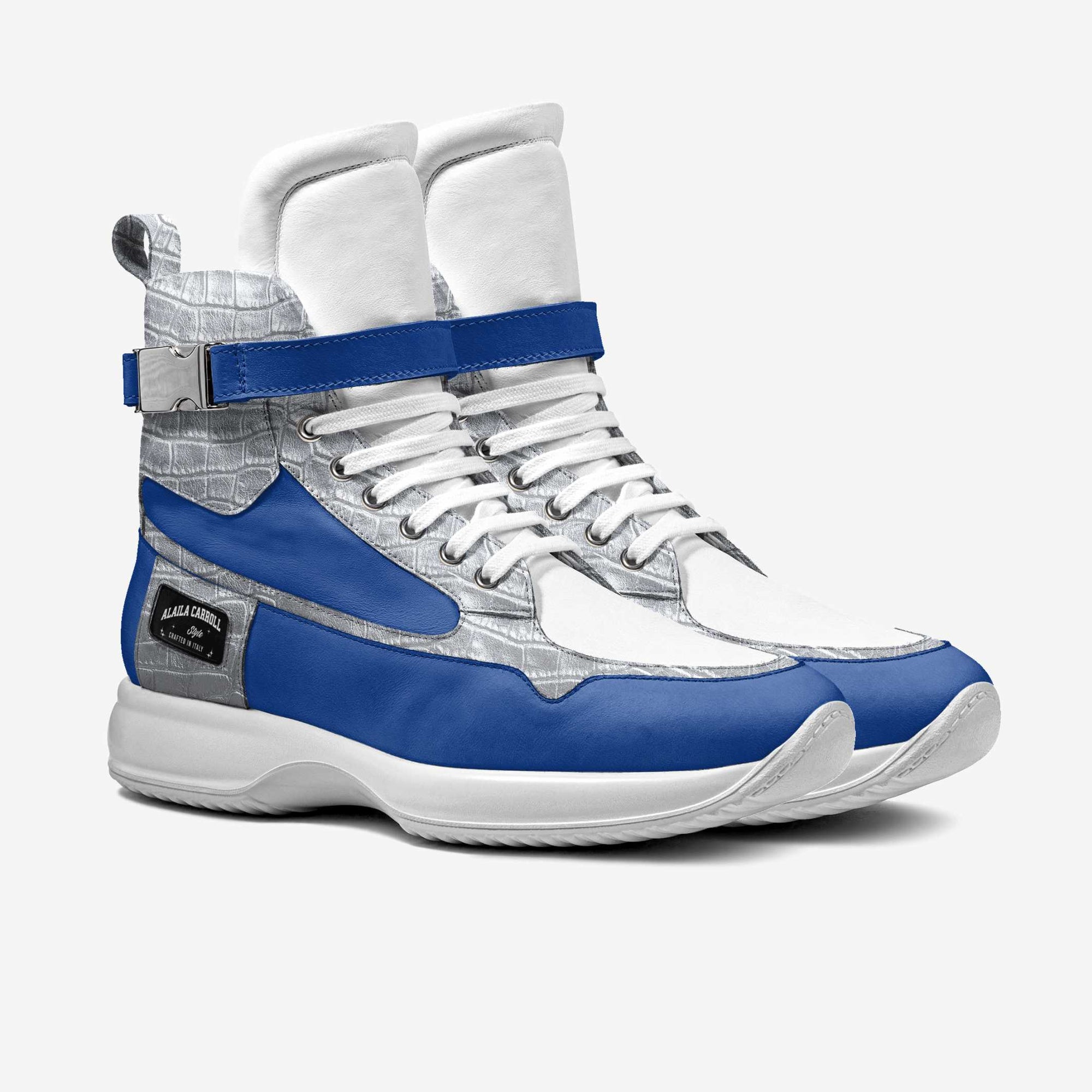 ACCESSORY HIGH TOP Blue, Silver, & White