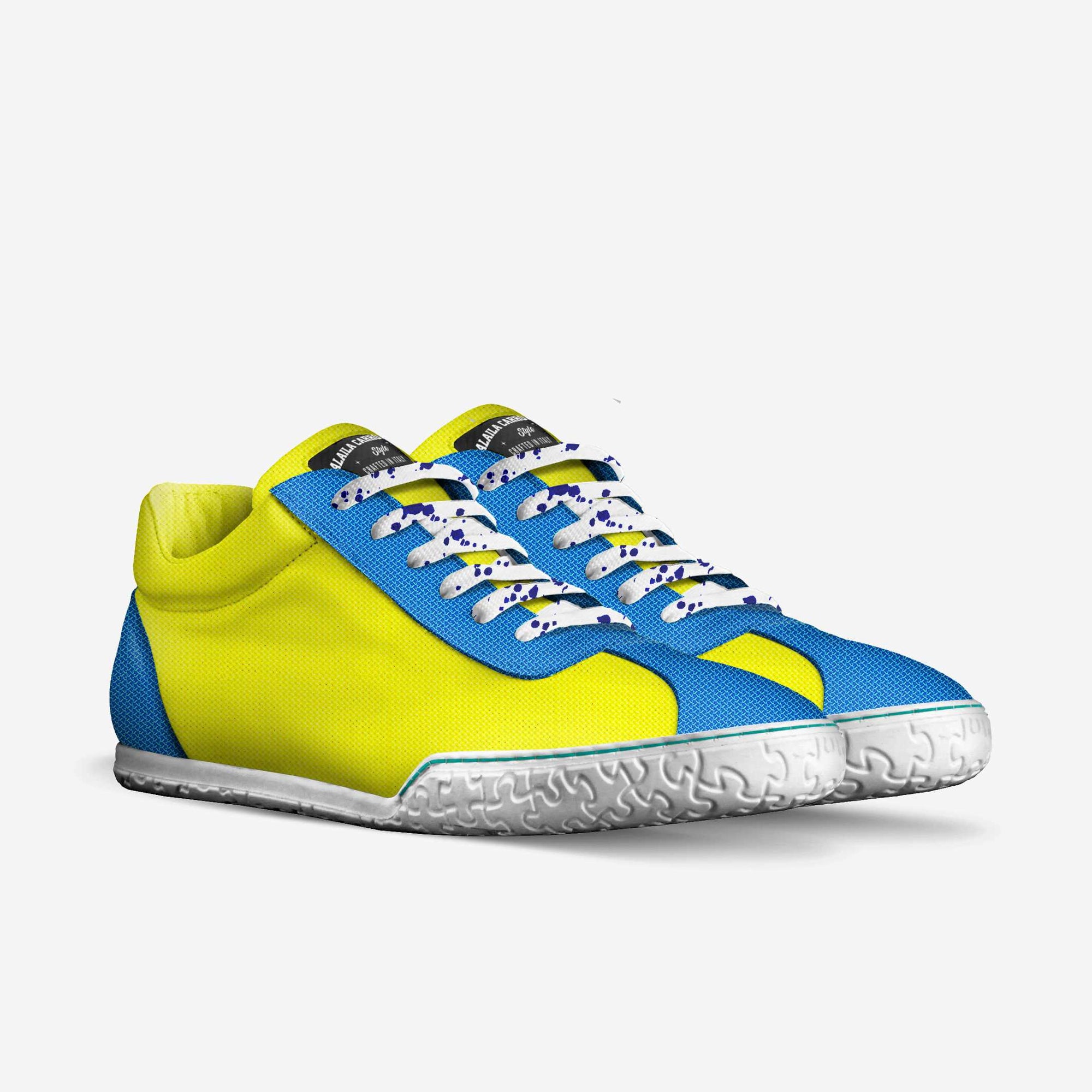 Sporty Low Top Yellow & Blue
