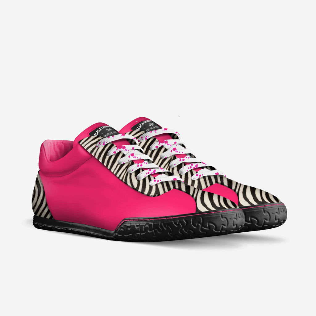 Sporty Low Top Pink & Zebra