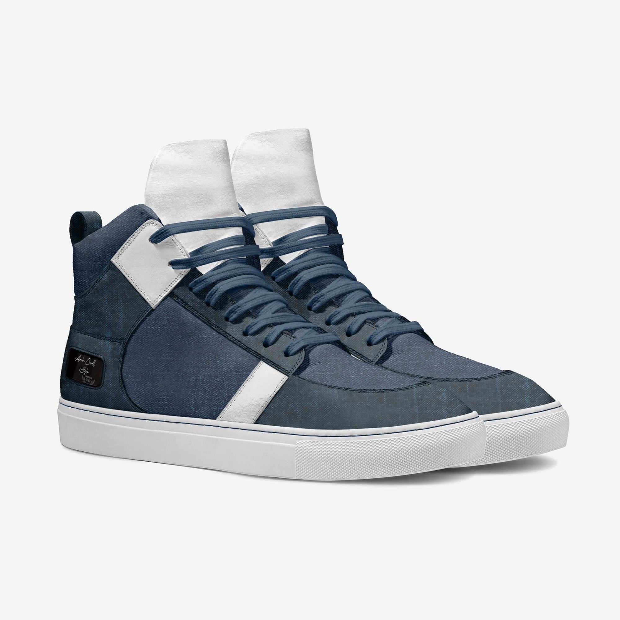 CLASSIC BALLER HIGH TOP Denim & White