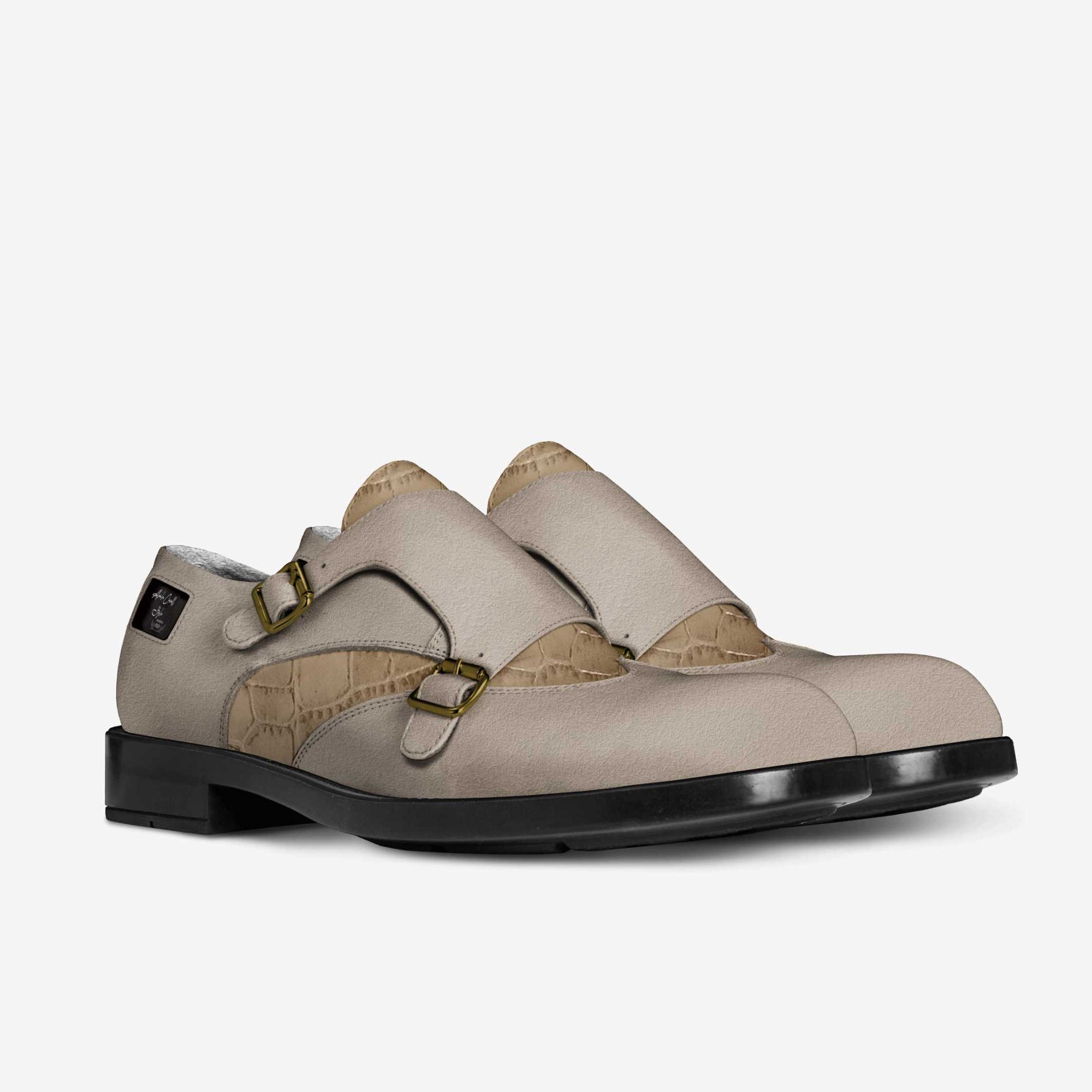 Traditional Monk Strap Tan & Croc