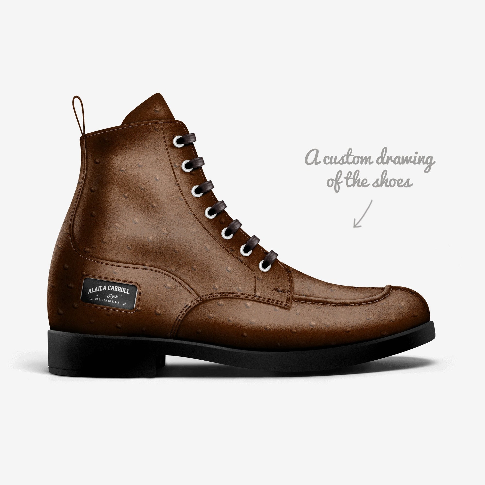 Elegant Biker Boot Brown