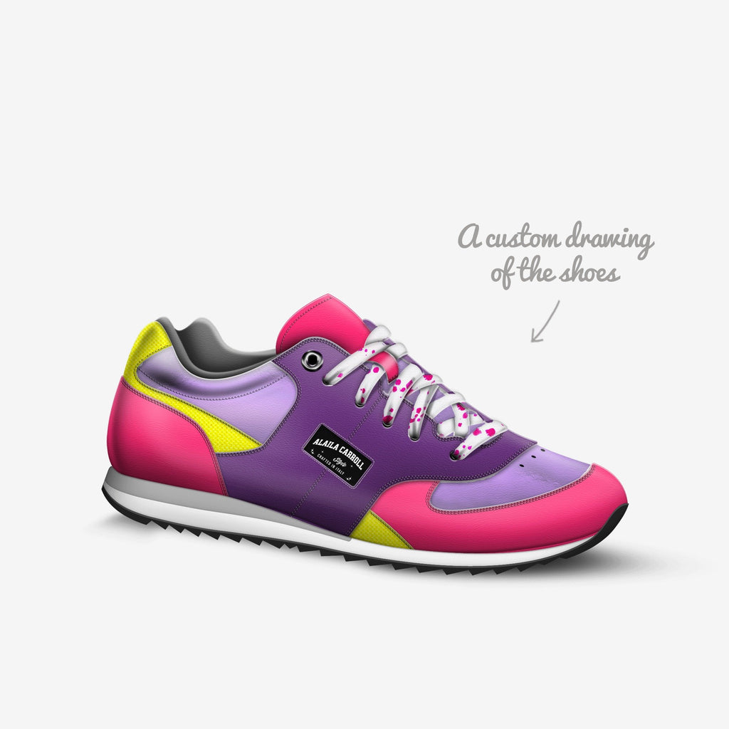 Sporty Running Trainer Pink, Purple, & Yellow