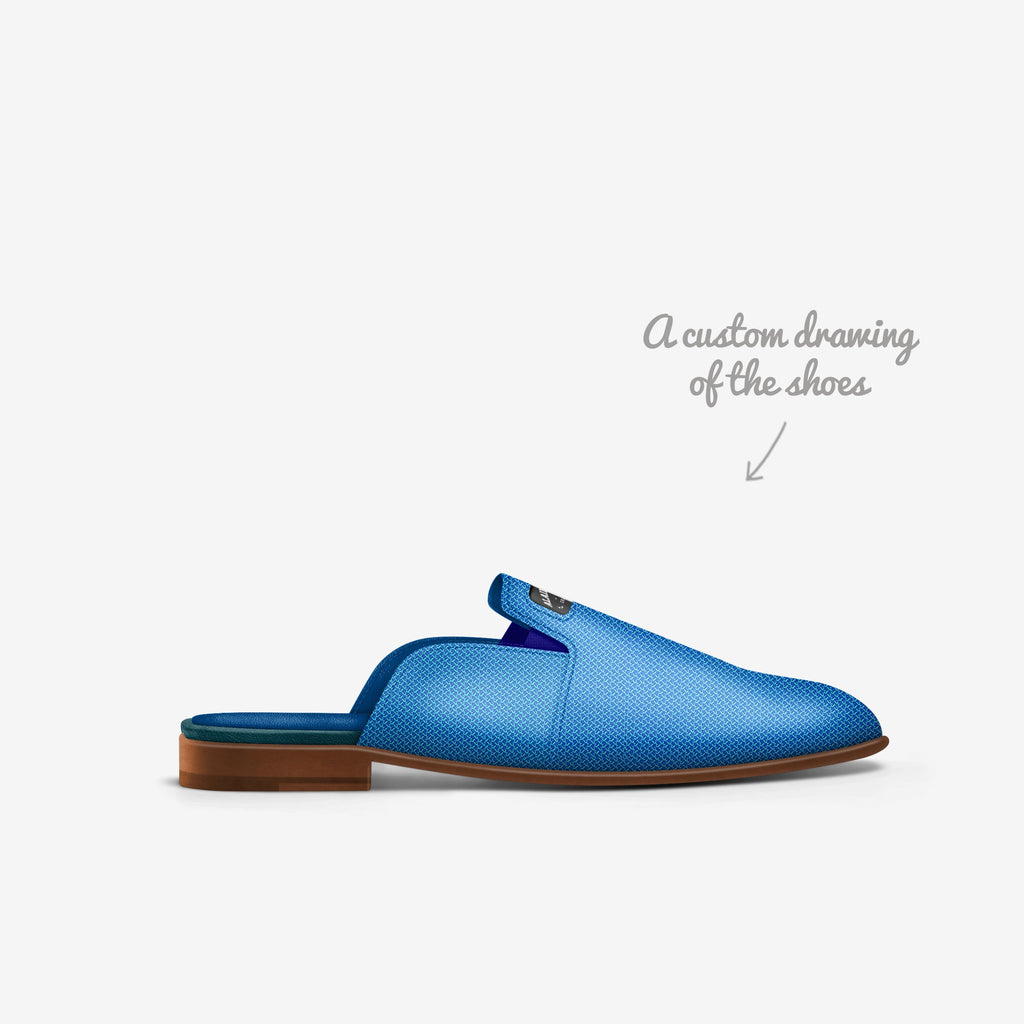 Elegant Slipper Design Electric Blue