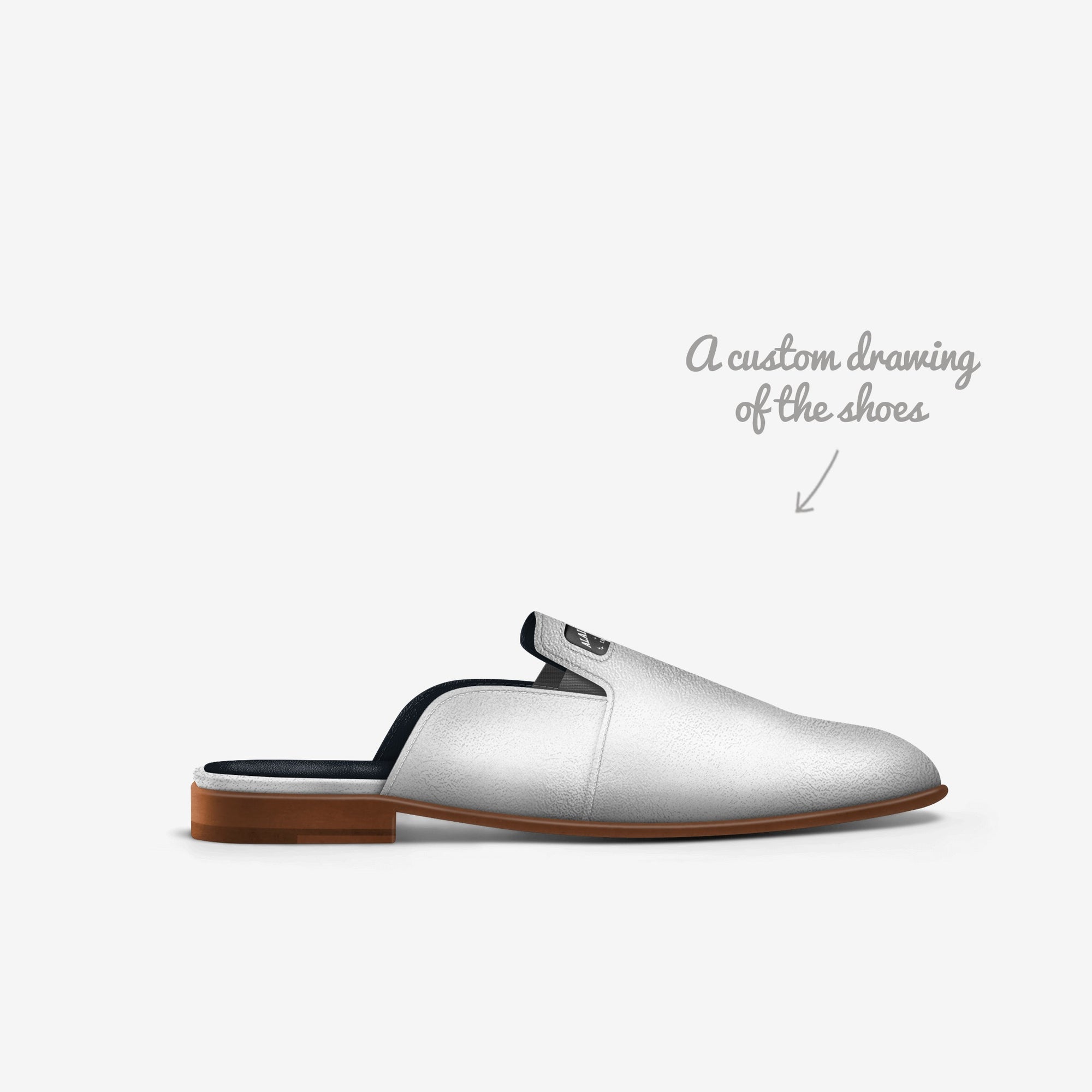 Elegant Mule Slipper Design – Silver