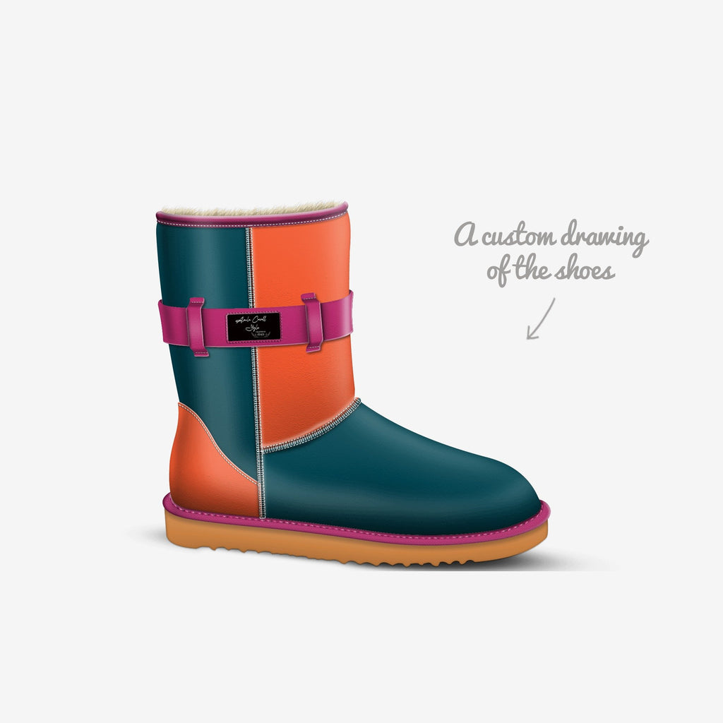 Belted Mid-Boot Teal, Rush, & Pink
