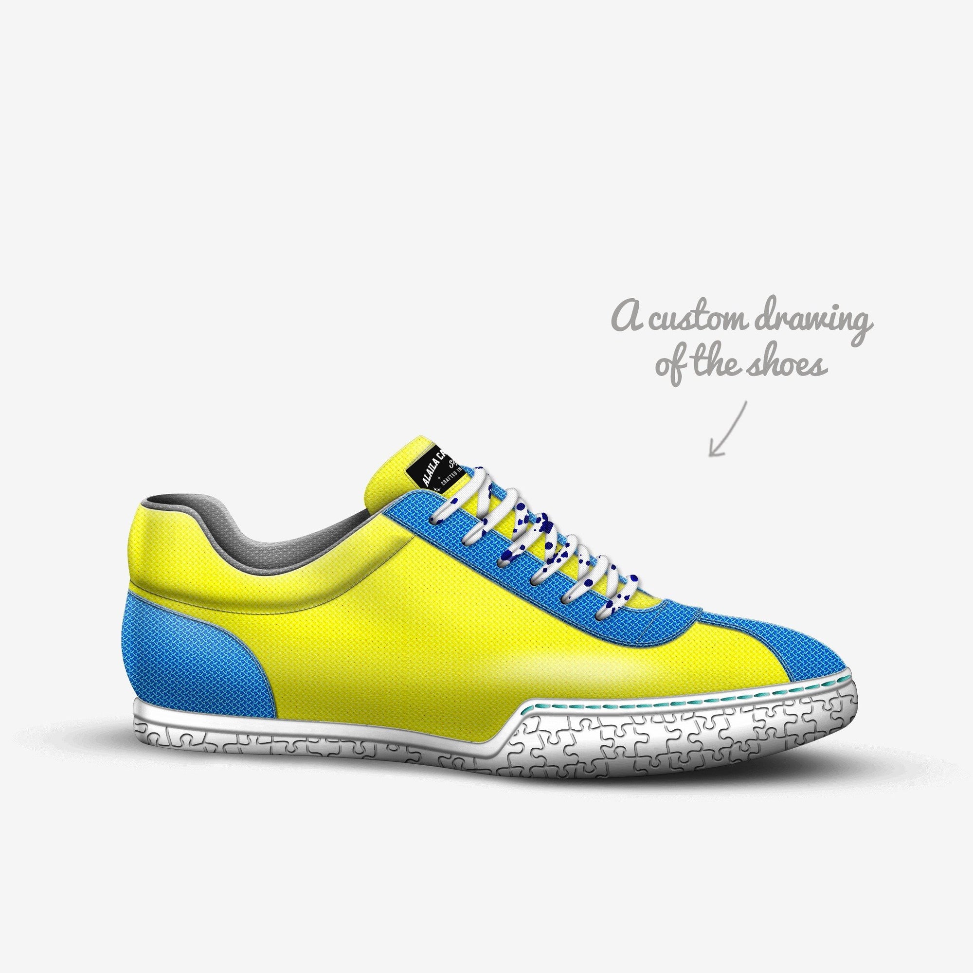 Sporty Low Top Yellow & Blue