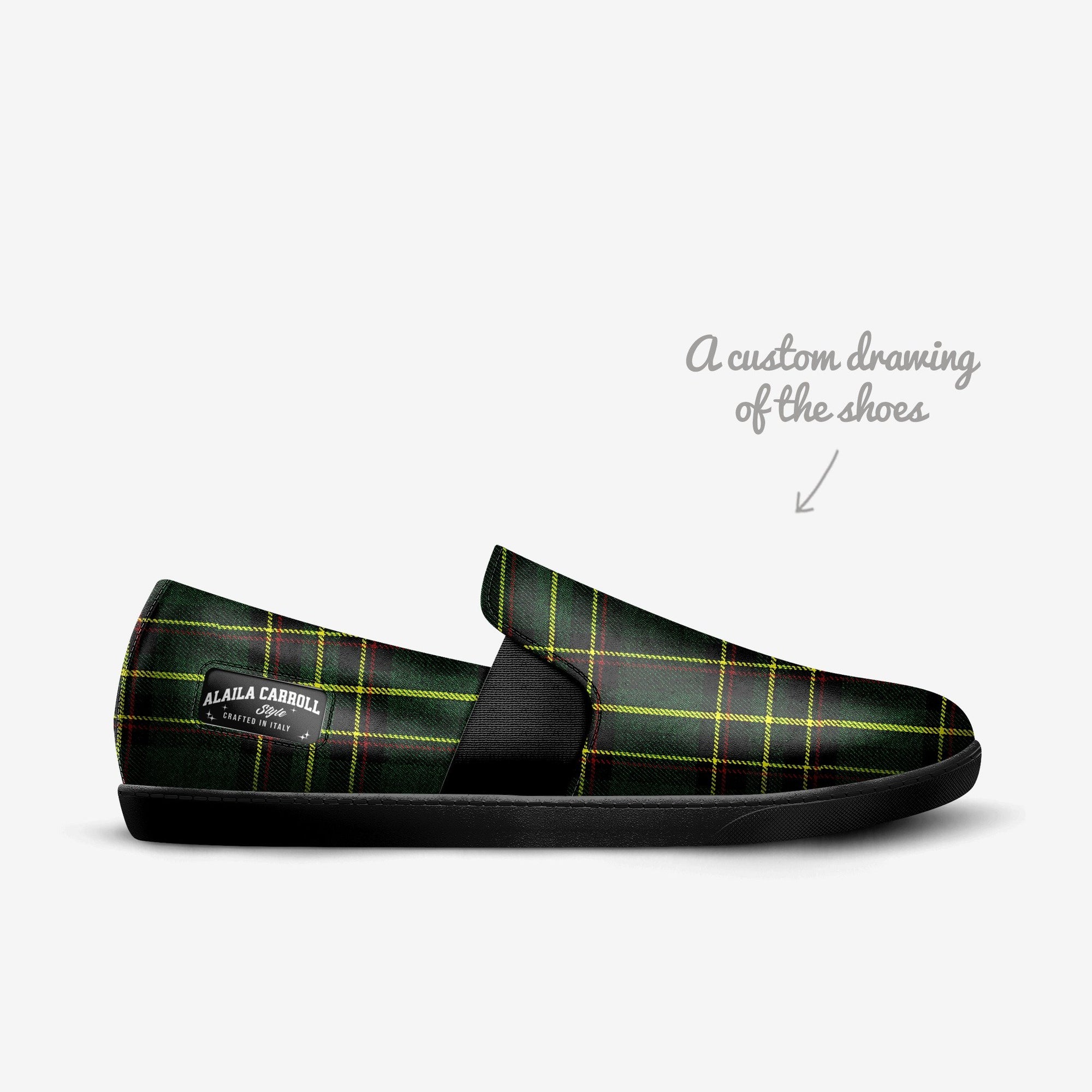 Elegant Slip-On Scottish Green