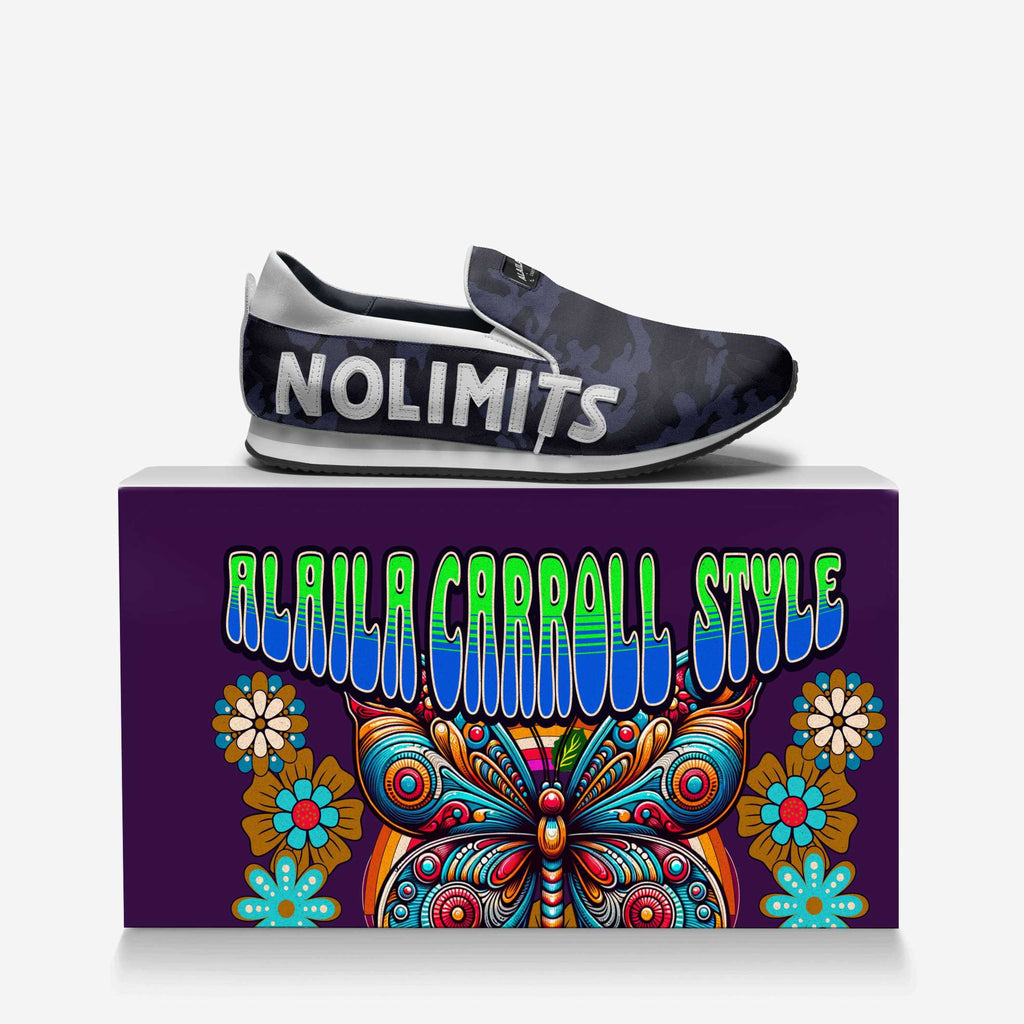 No Limits Slip-On Blue Textyle