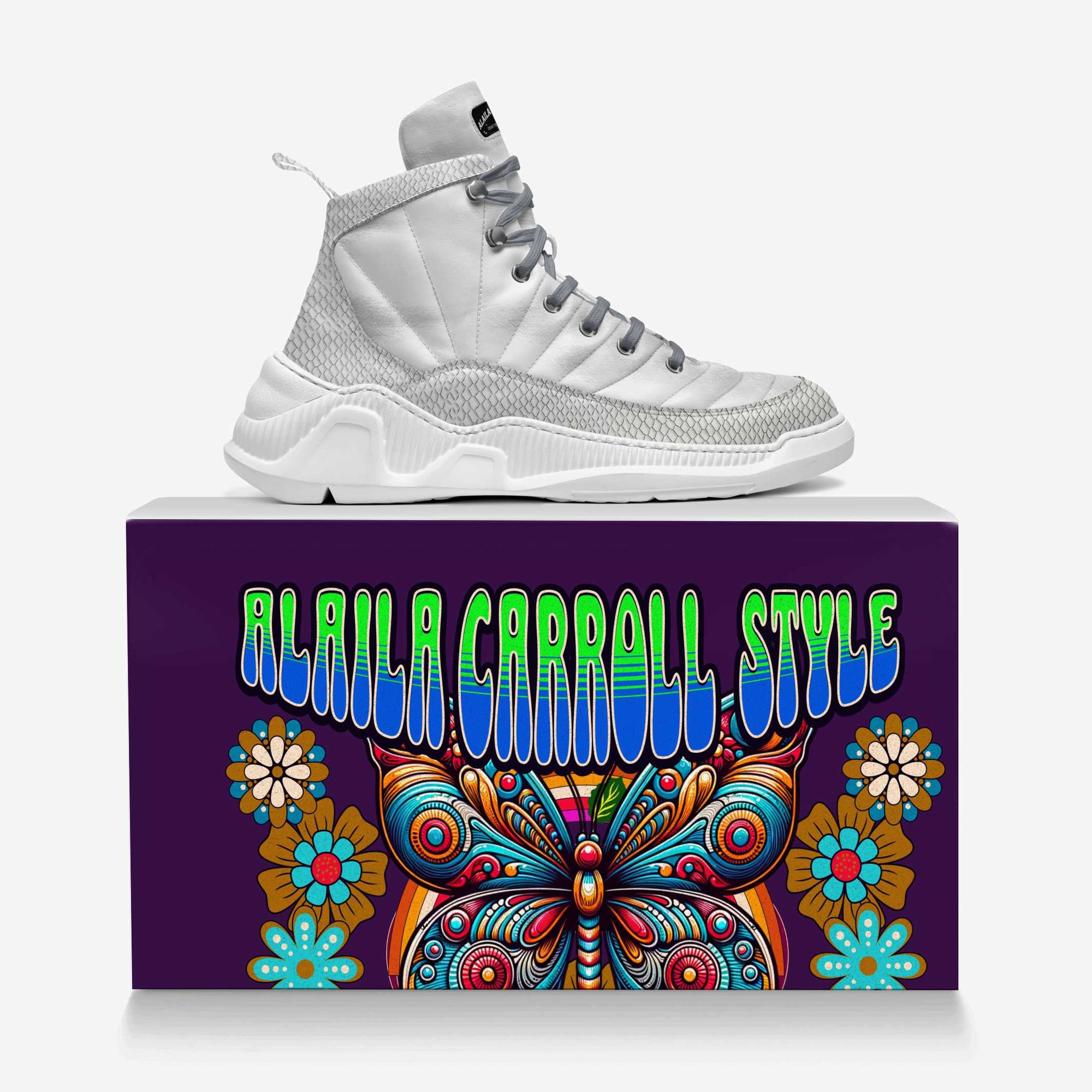 Retro Basket Design White