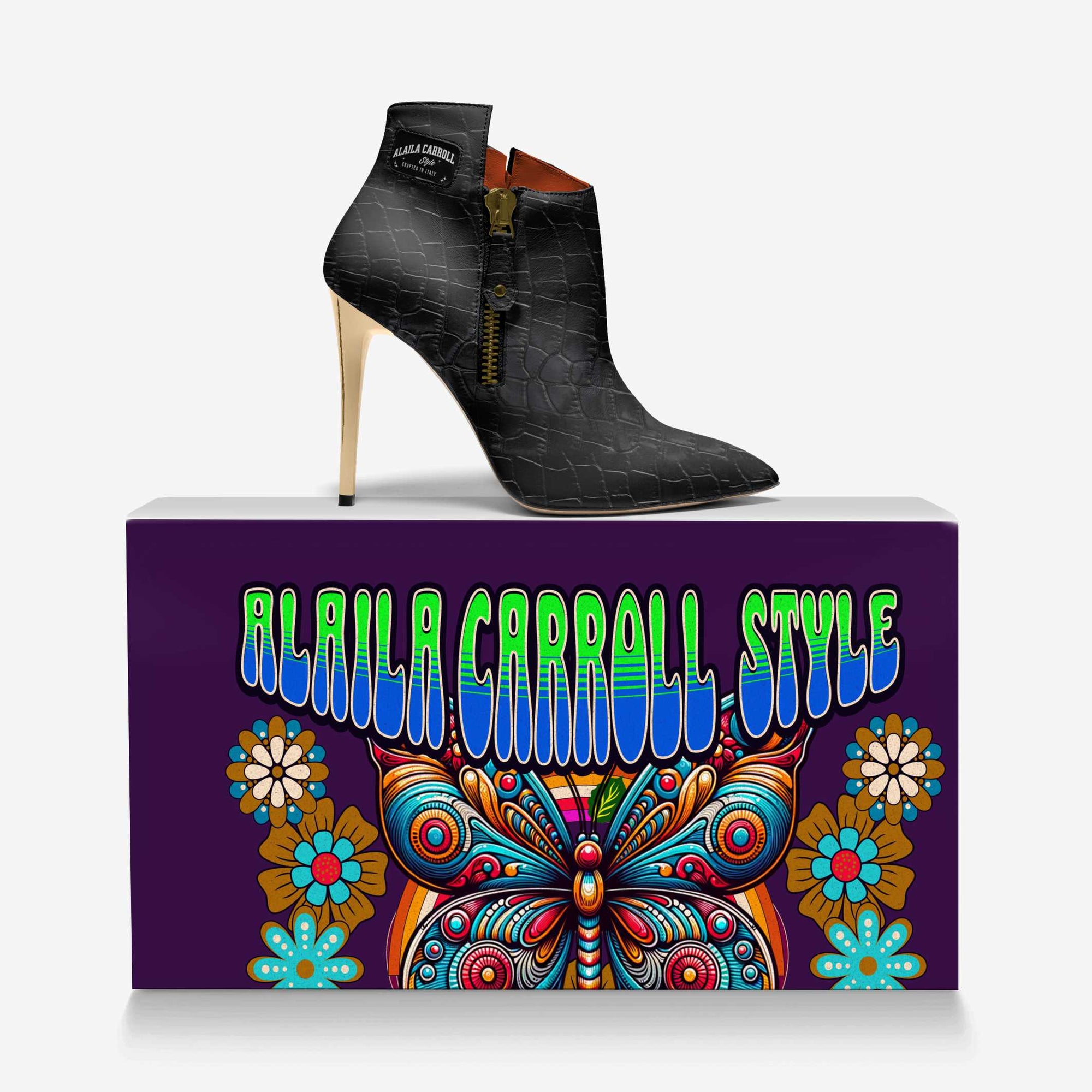 Ankle Boot High Heel Black