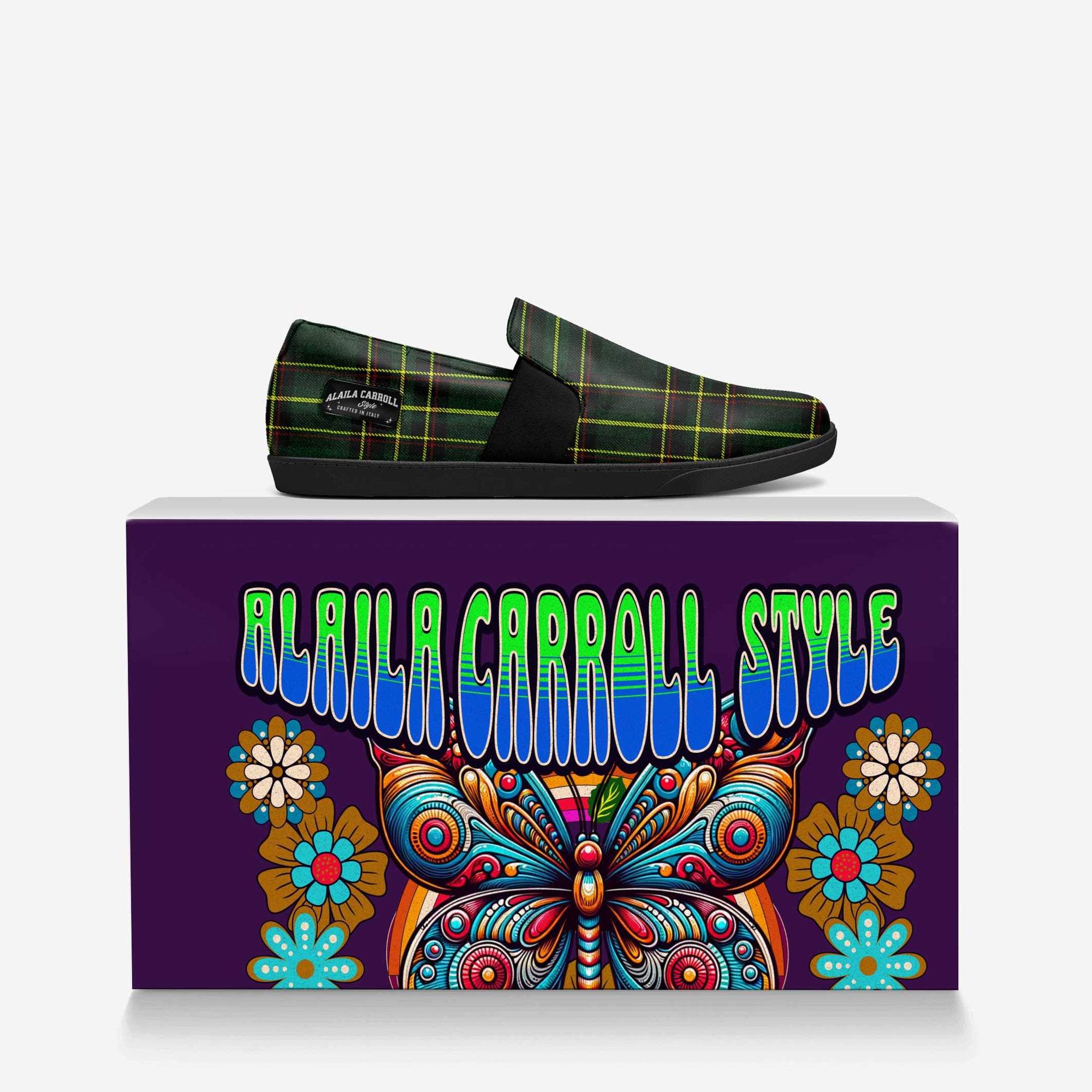 Elegant Slip-On Scottish Green