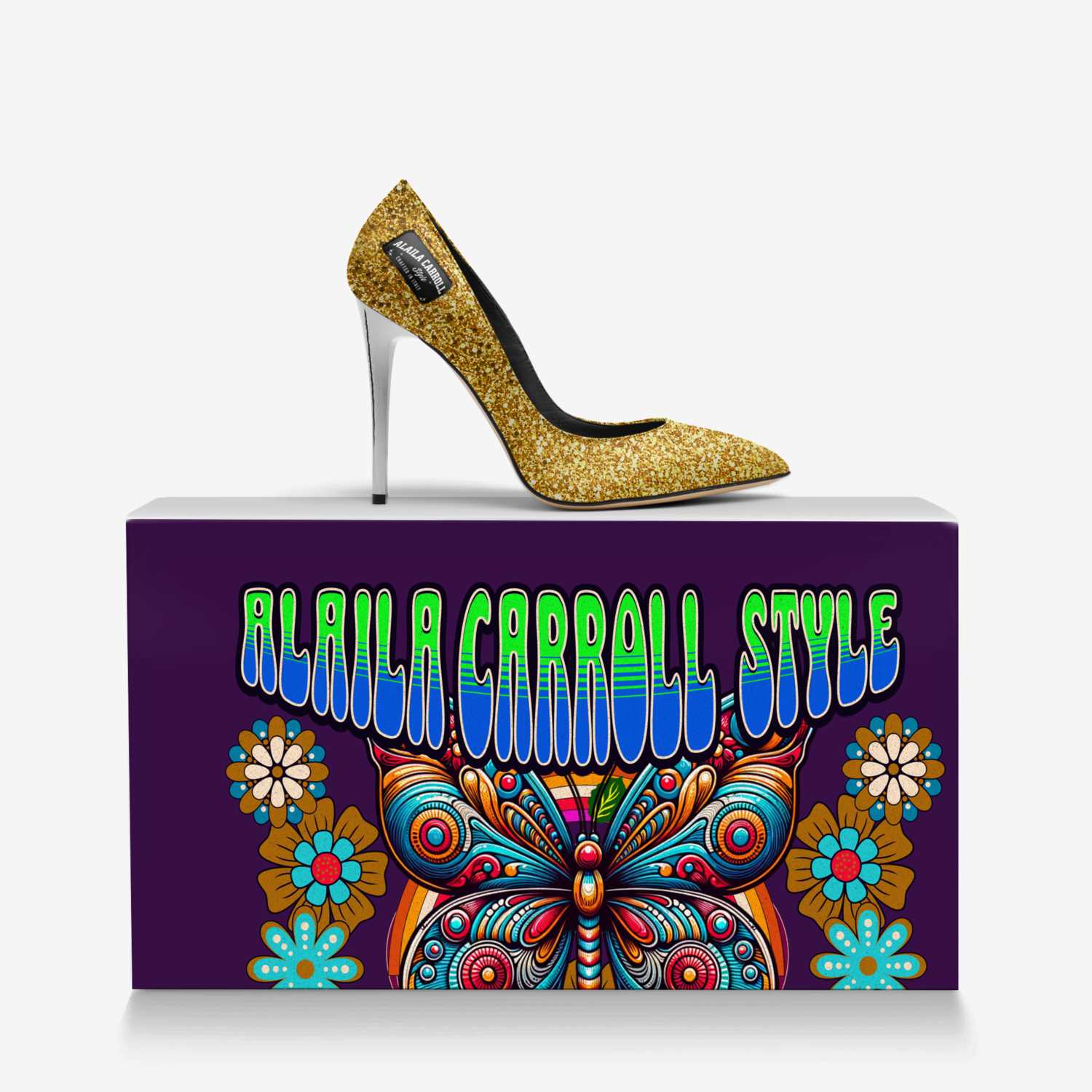Full Cut High Heel Gold