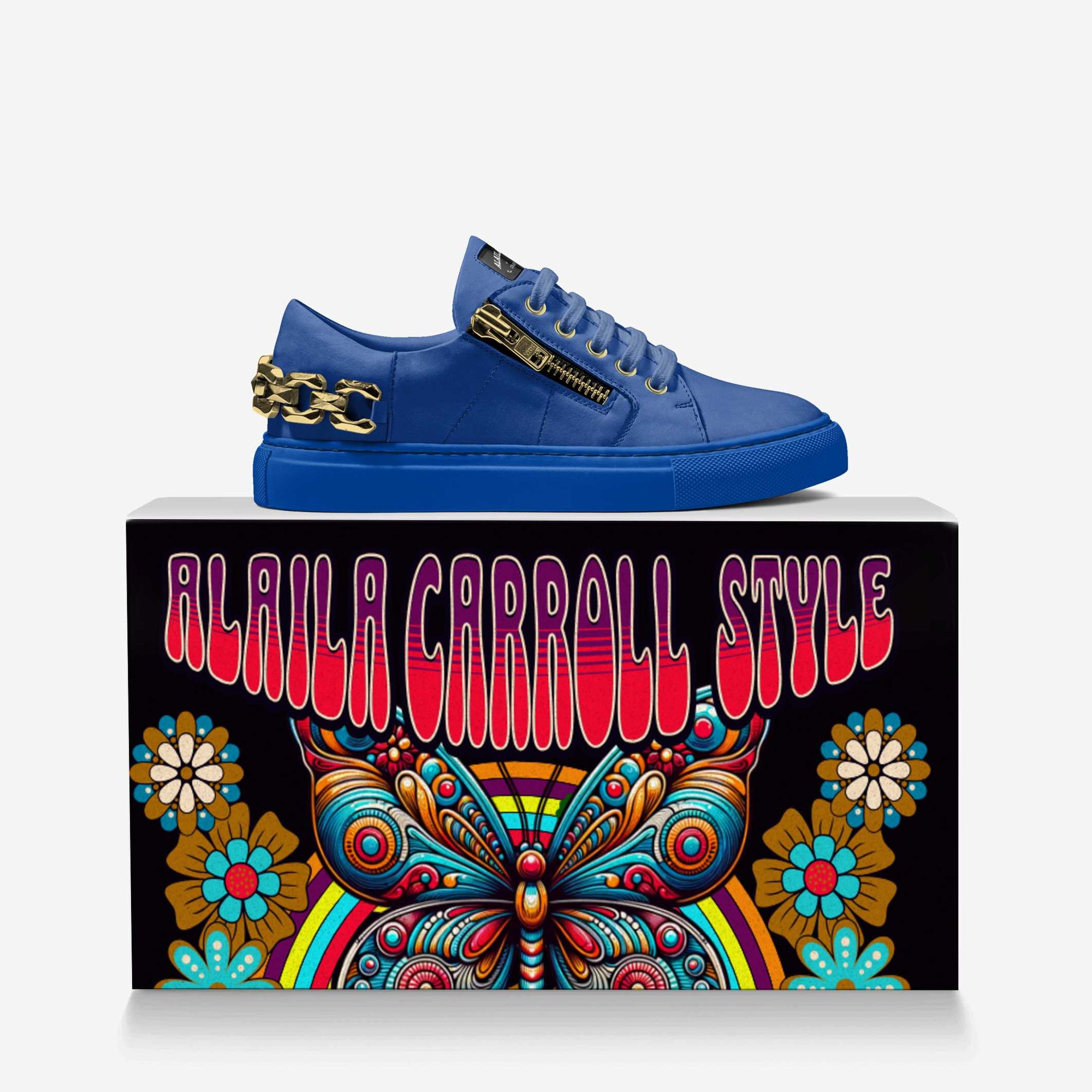 METAL URBAN LOW TOP – Blue & Gold