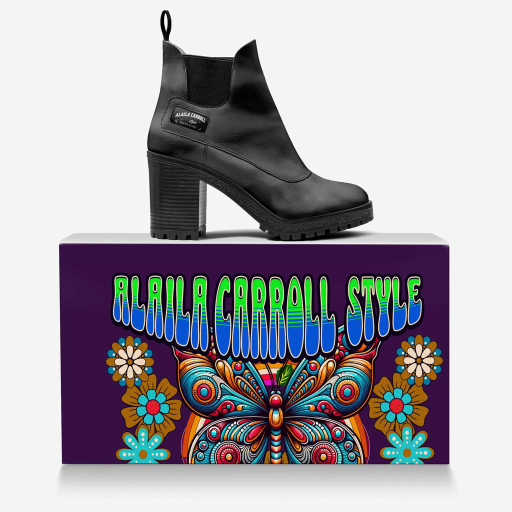 Slip-On Designer Boot Black