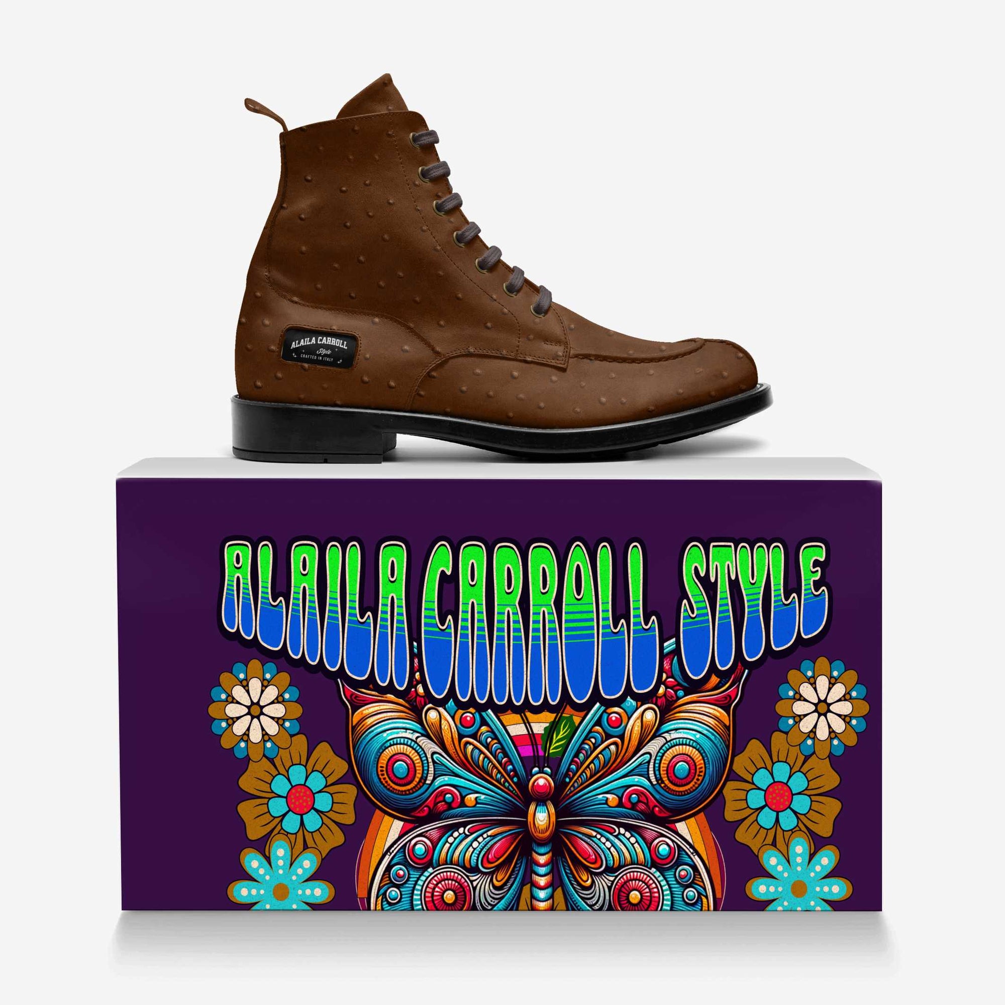 Elegant Biker Boot Brown