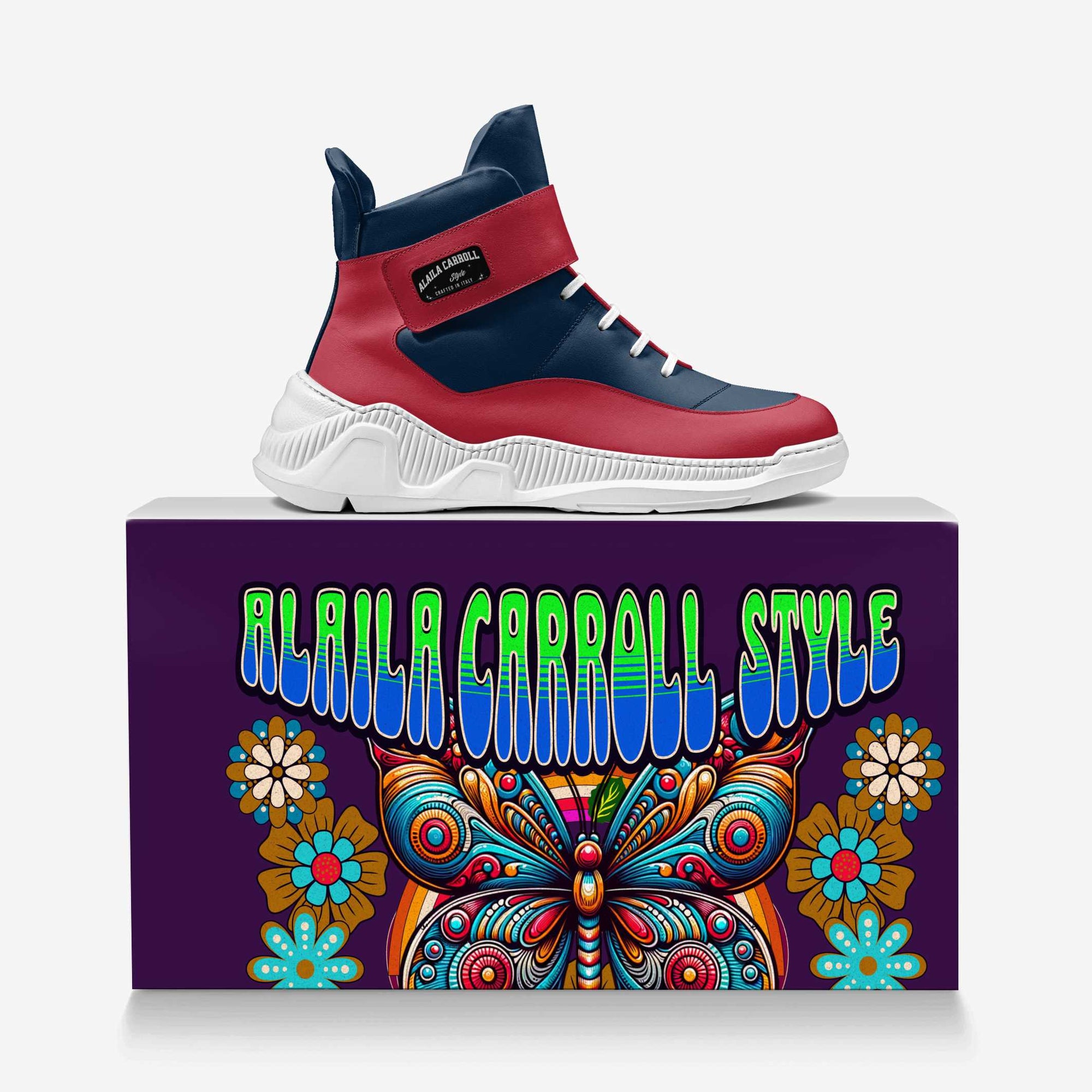 STRAP CHUNKY HIGH TOP Red, White, & Blue