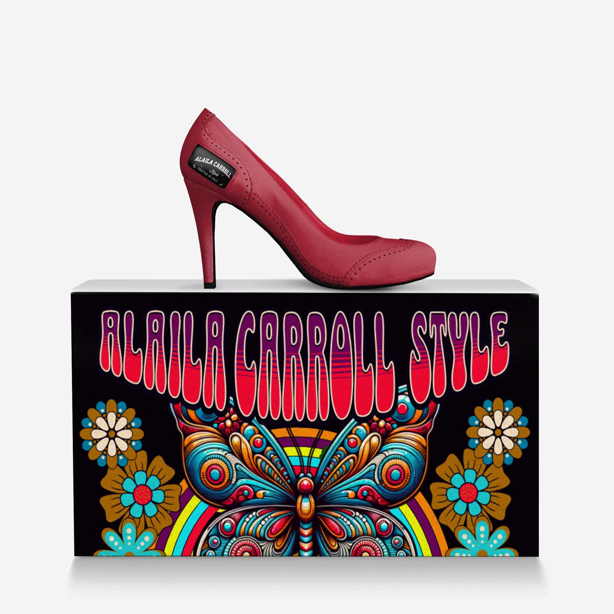 British High Heel – Red on Red