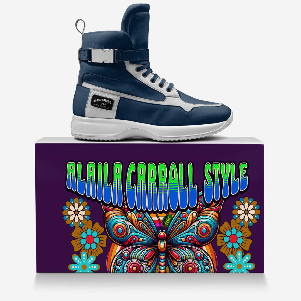 ACCESSORY HIGH TOP Navy & Silver