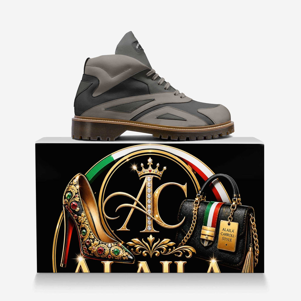 Future Style Boot Earth, Shark & Black – Futuristic Italian Style Made to Stand Out