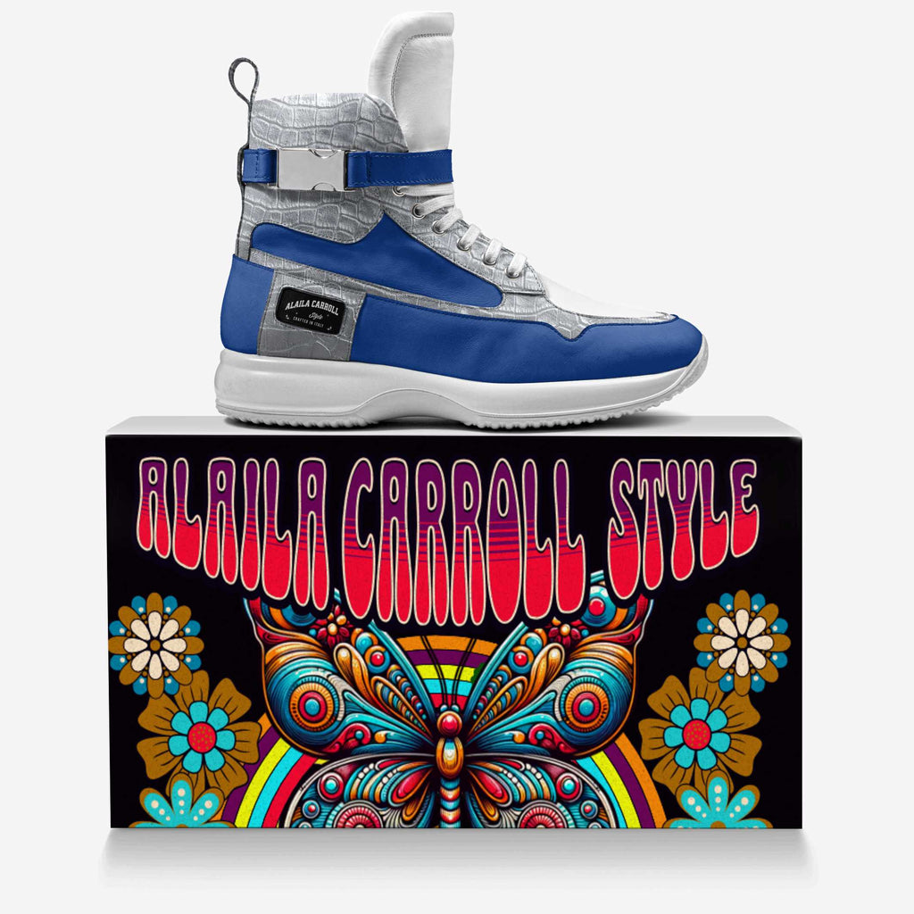 ACCESSORY HIGH TOP Blue, Silver, & White