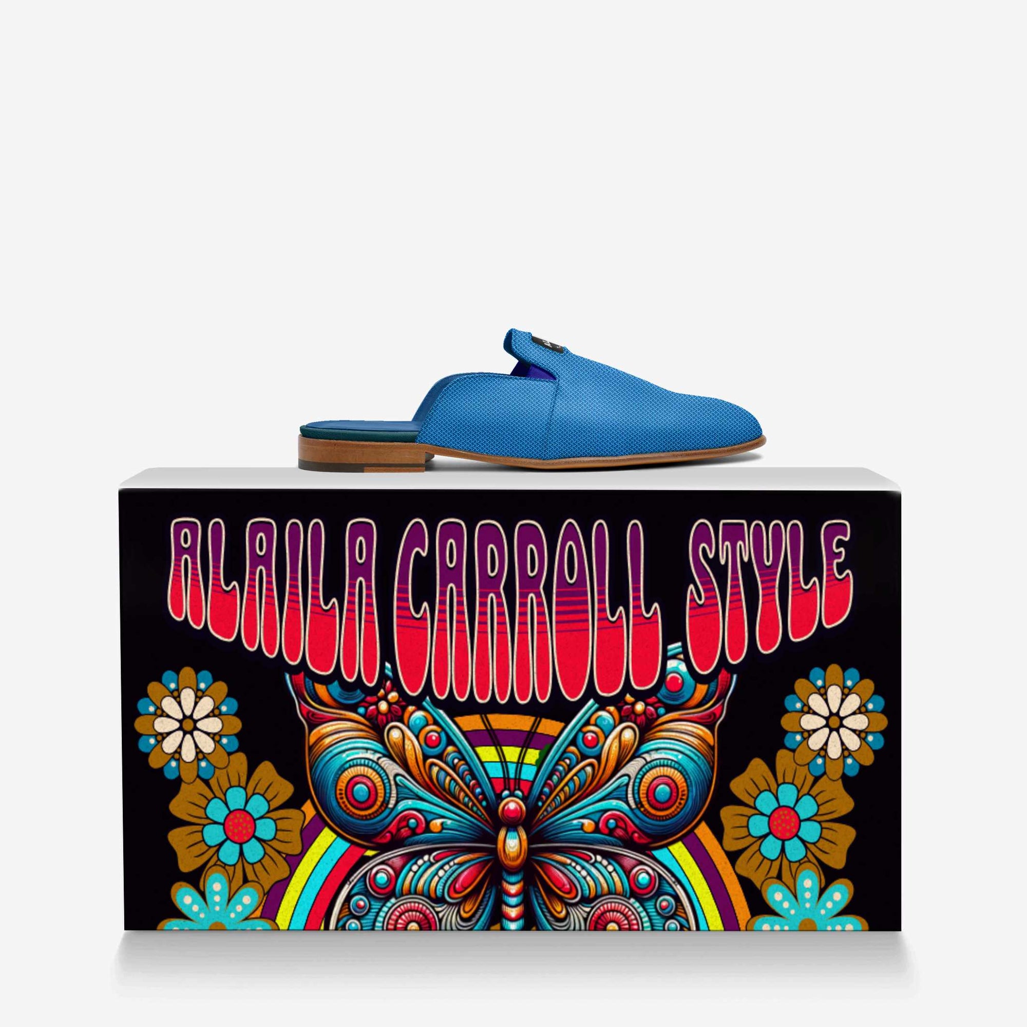 Elegant Slipper Design Electric Blue